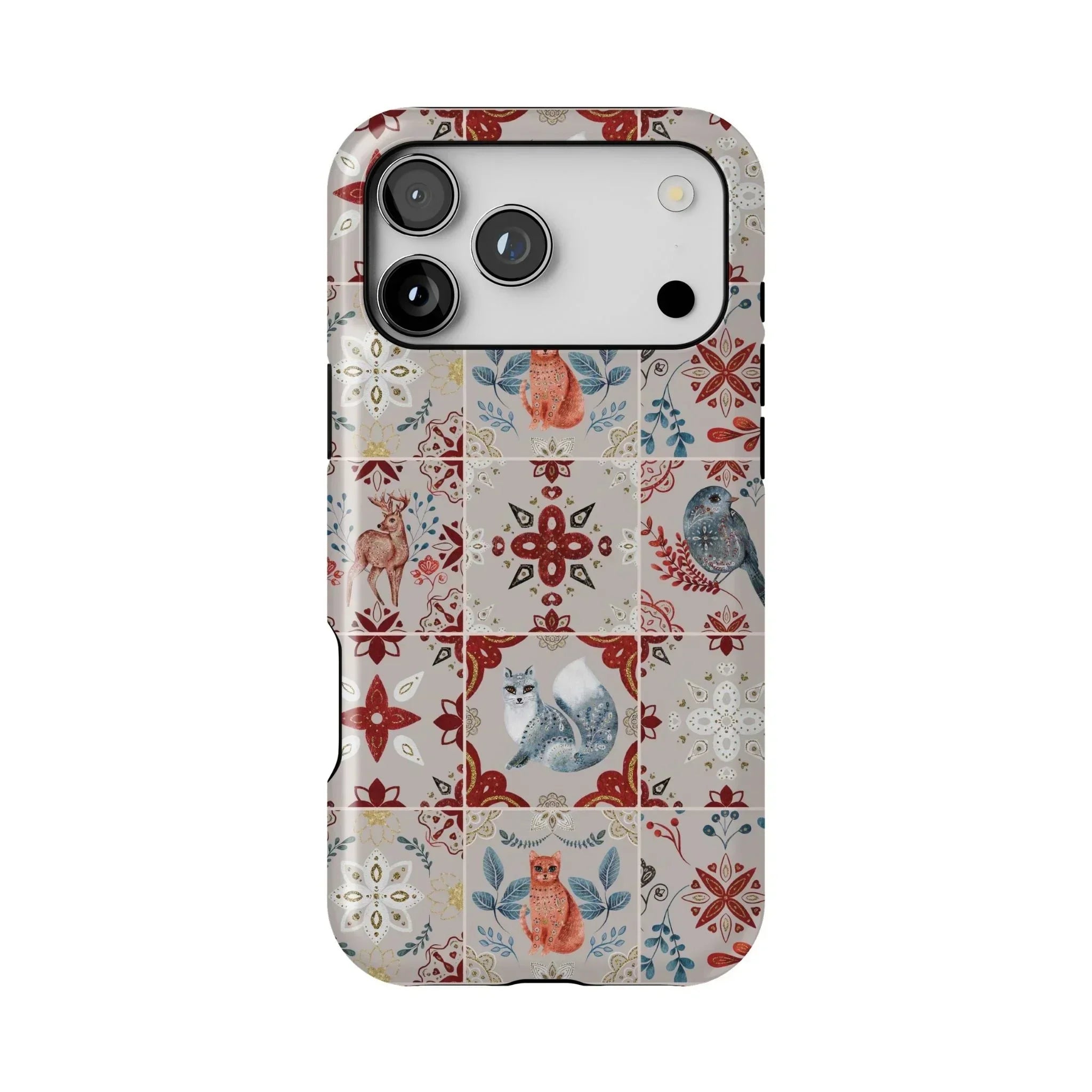 Nordic Tiles Tough MagSafe iPhone Case - The Global Wanderer