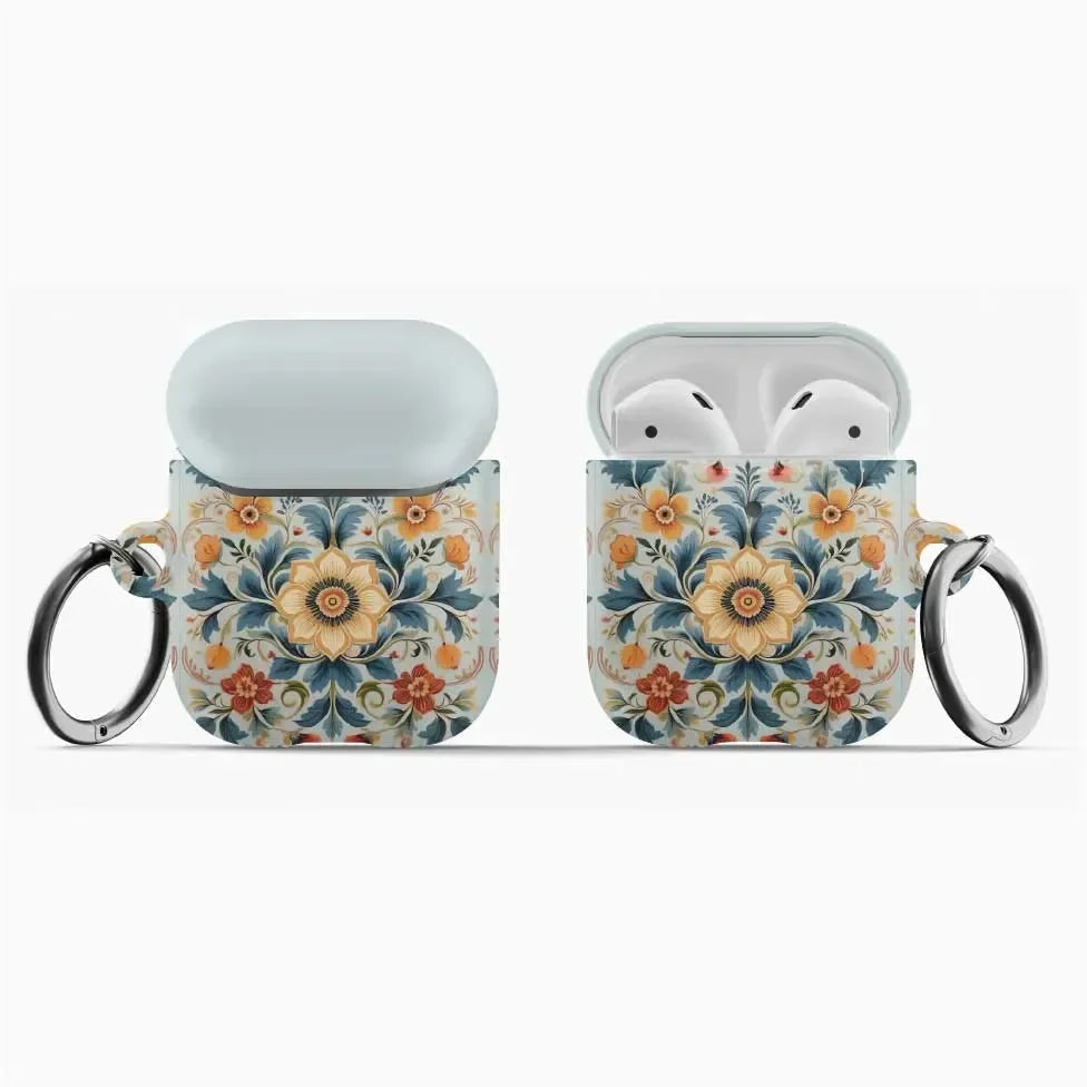 Norwegian Rosemaling AirPod Pro Case - The Global Wanderer