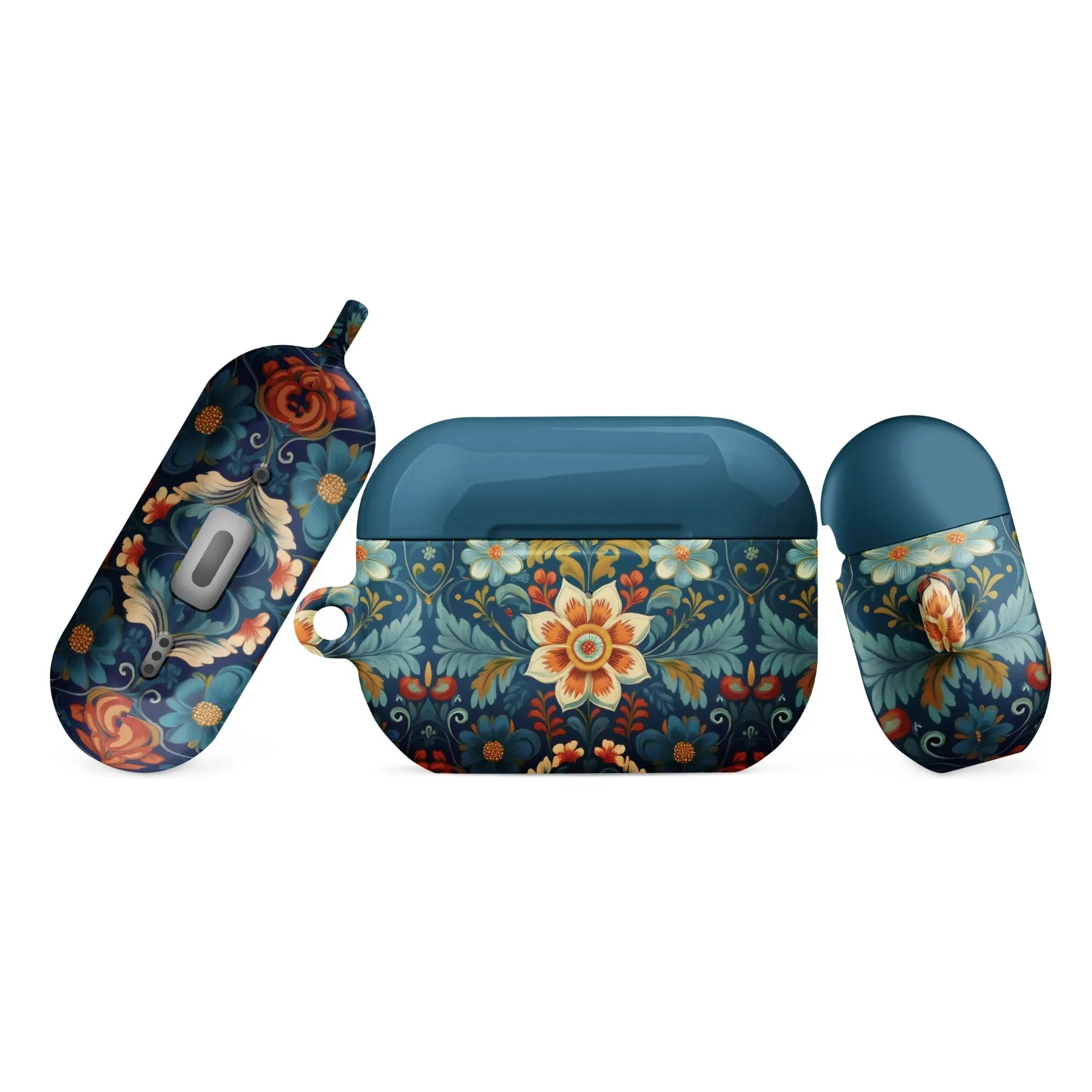 Norwegian Rosemaling AirPod Pro 2 Case - The Global Wanderer