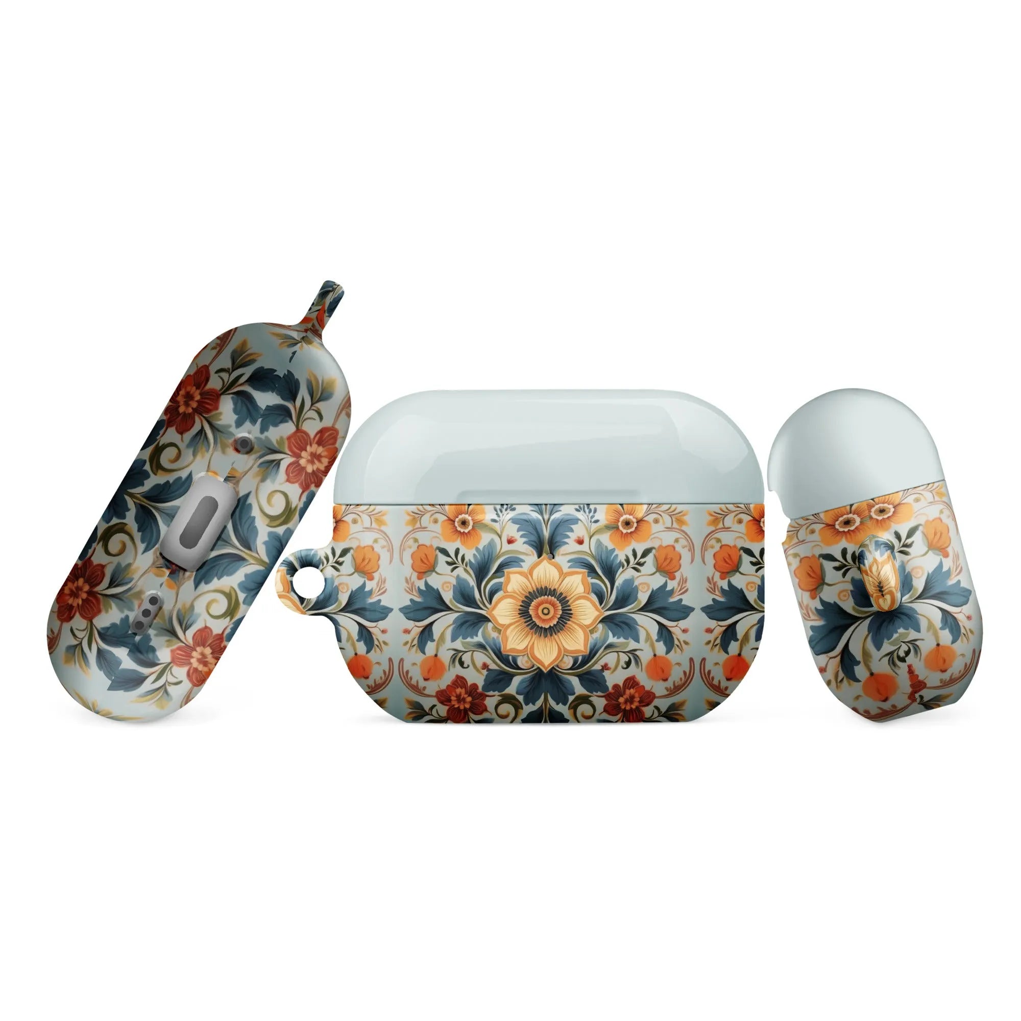 Norwegian Rosemaling AirPod Pro 2 Case - The Global Wanderer