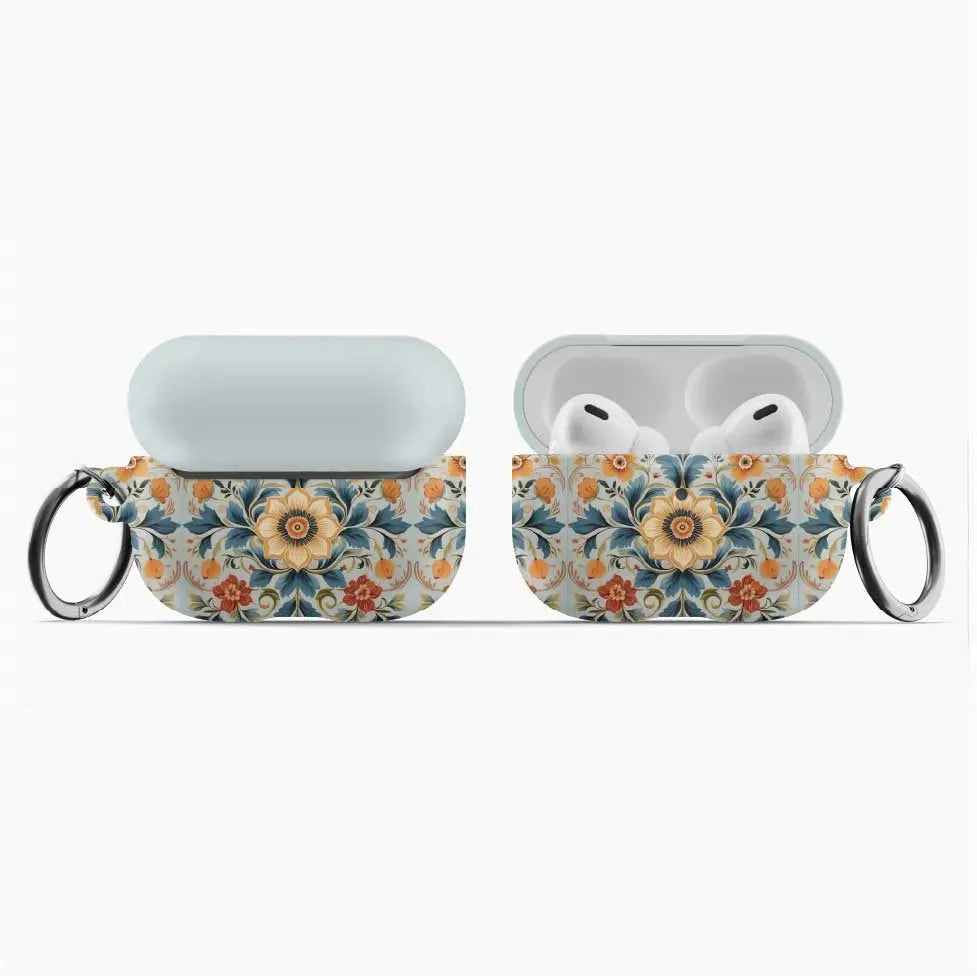 Norwegian Rosemaling AirPod Pro Case - The Global Wanderer
