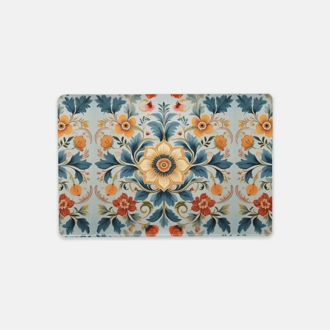 Norwegian Rosemaling Desk Mat - The Global Wanderer
