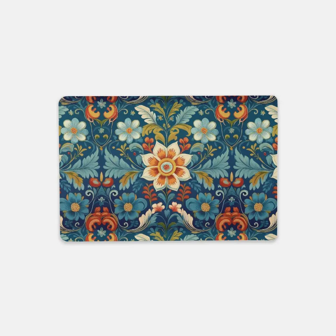Norwegian Rosemaling Desk Mat - The Global Wanderer