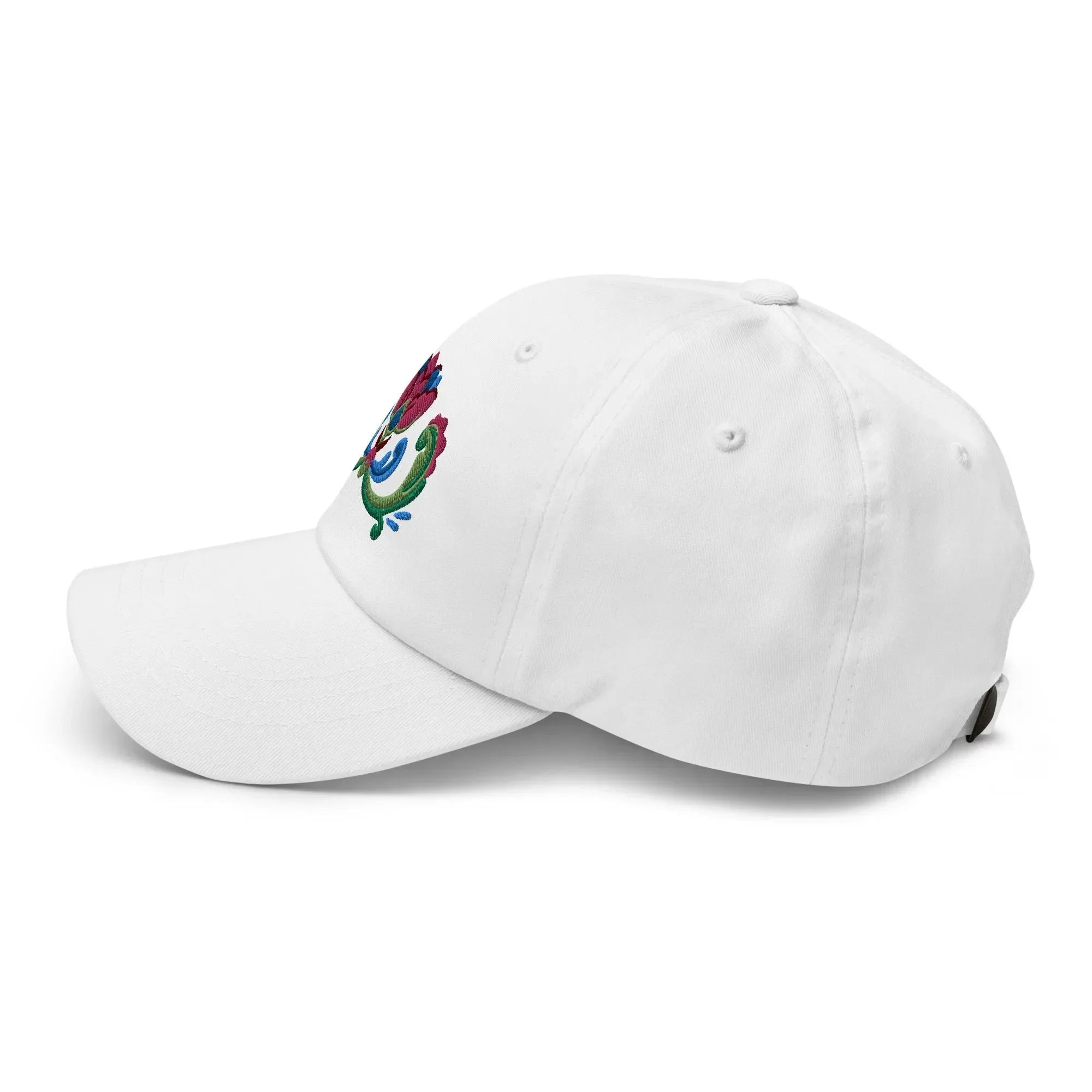 Norwegian Rosemaling Embroidered Dad Hat - The Global Wanderer