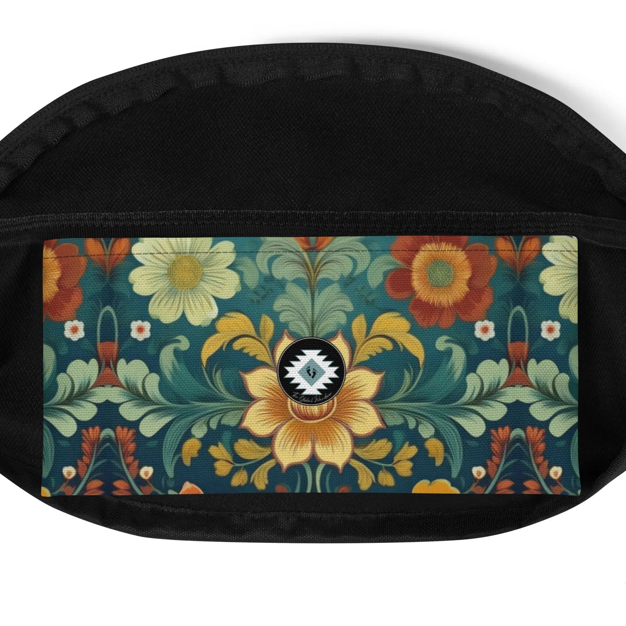 Norwegian Rosemaling Fanny Pack - The Global Wanderer