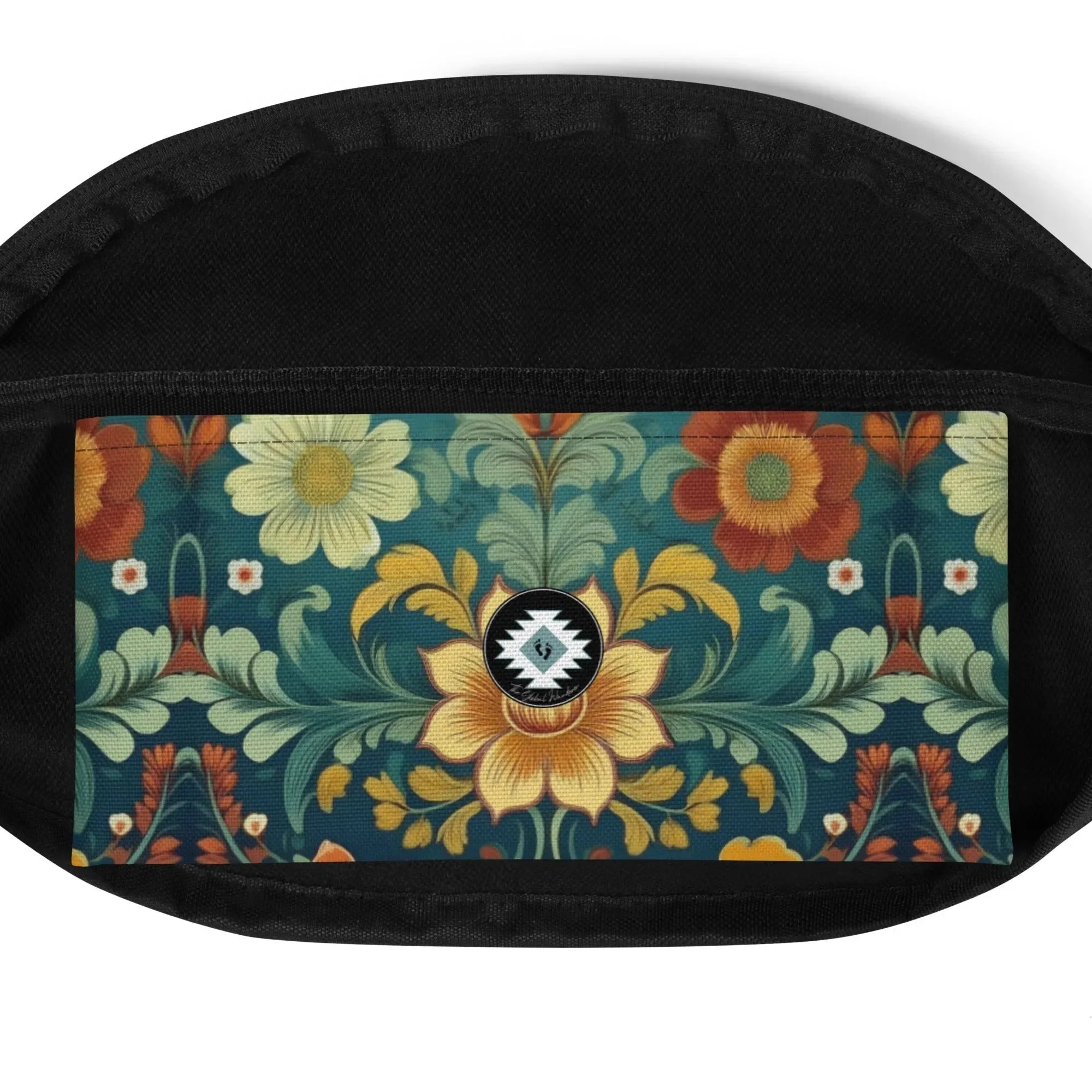Norwegian Rosemaling Fanny Pack - The Global Wanderer