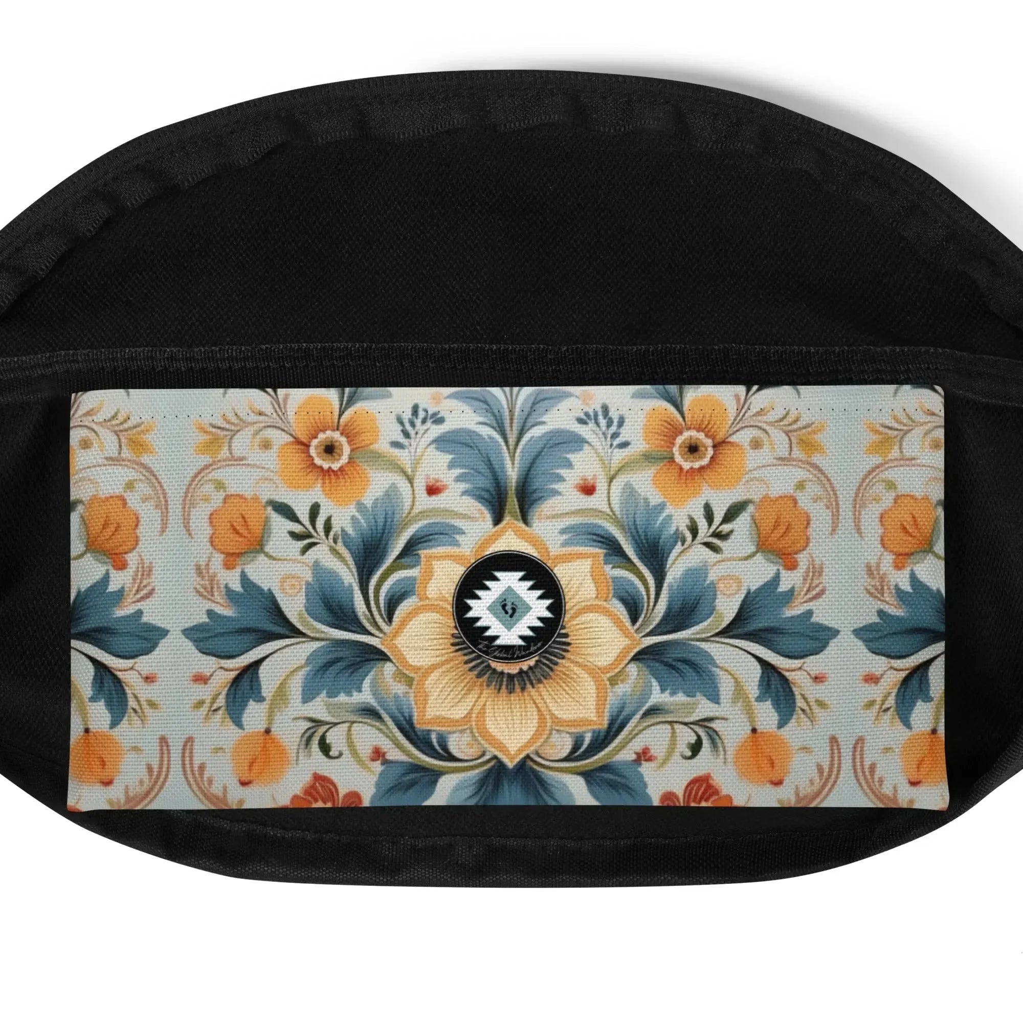 Norwegian Rosemaling Fanny Pack - The Global Wanderer