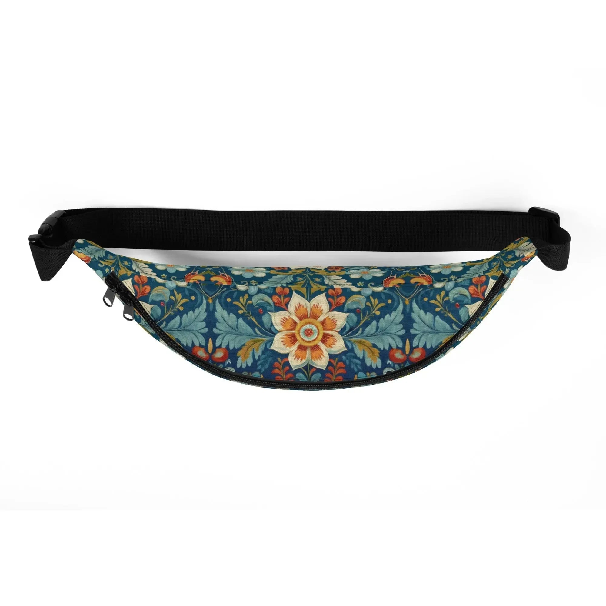 Norwegian Rosemaling Fanny Pack - The Global Wanderer