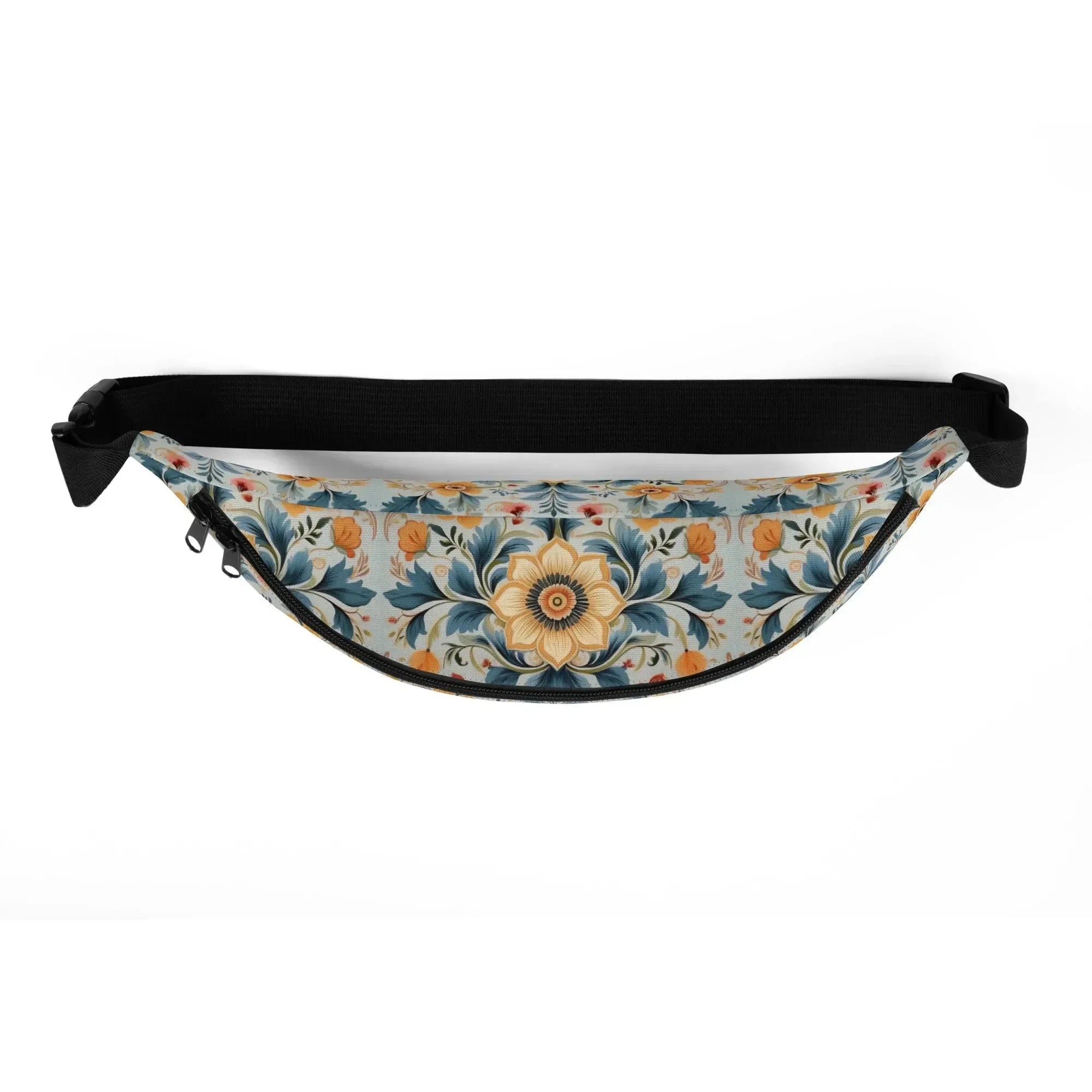 Norwegian Rosemaling Fanny Pack - The Global Wanderer