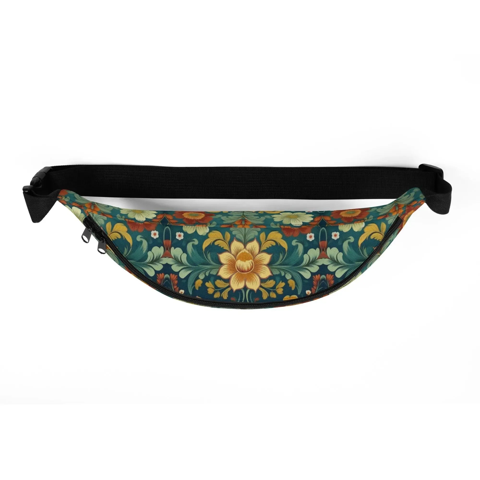 Norwegian Rosemaling Fanny Pack - The Global Wanderer