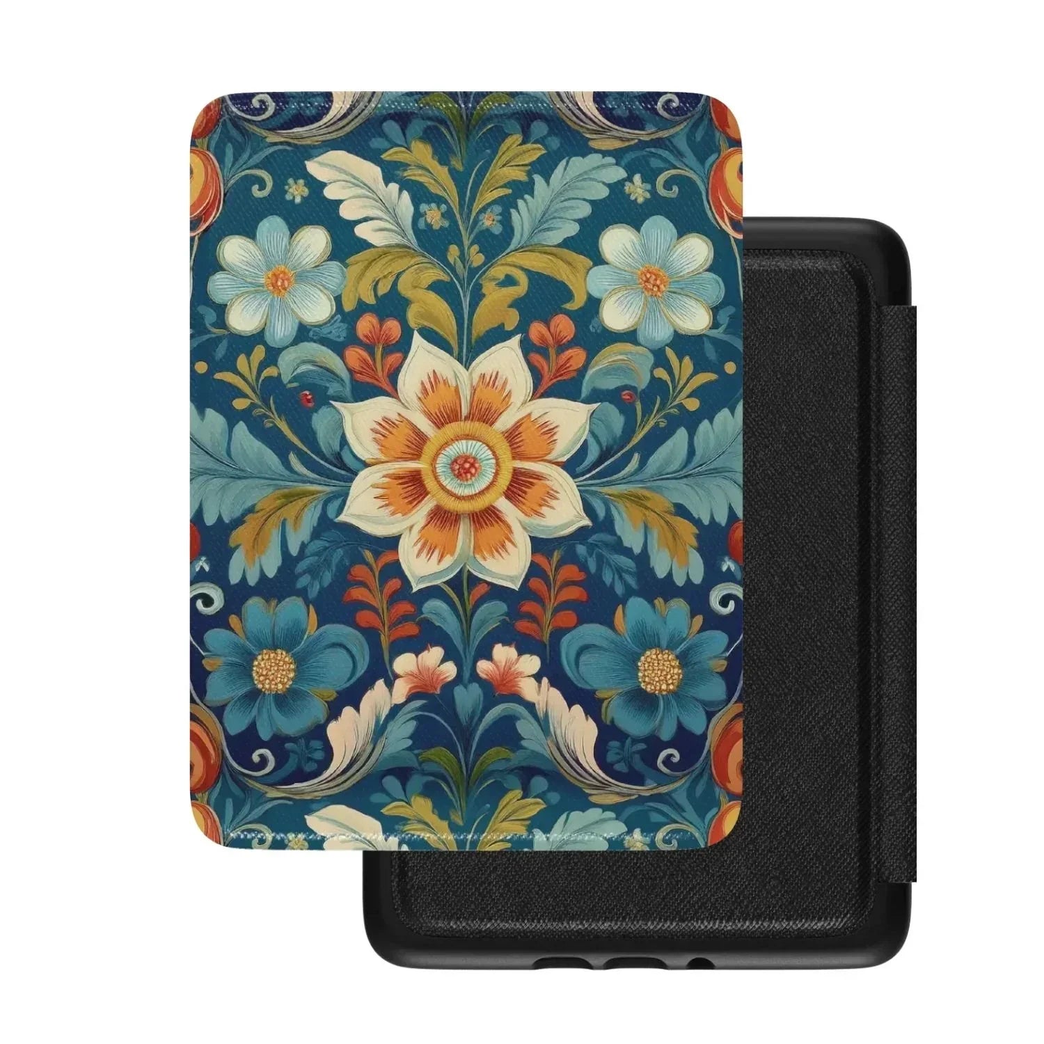 Norwegian Rosemaling Kindle Case - The Global Wanderer