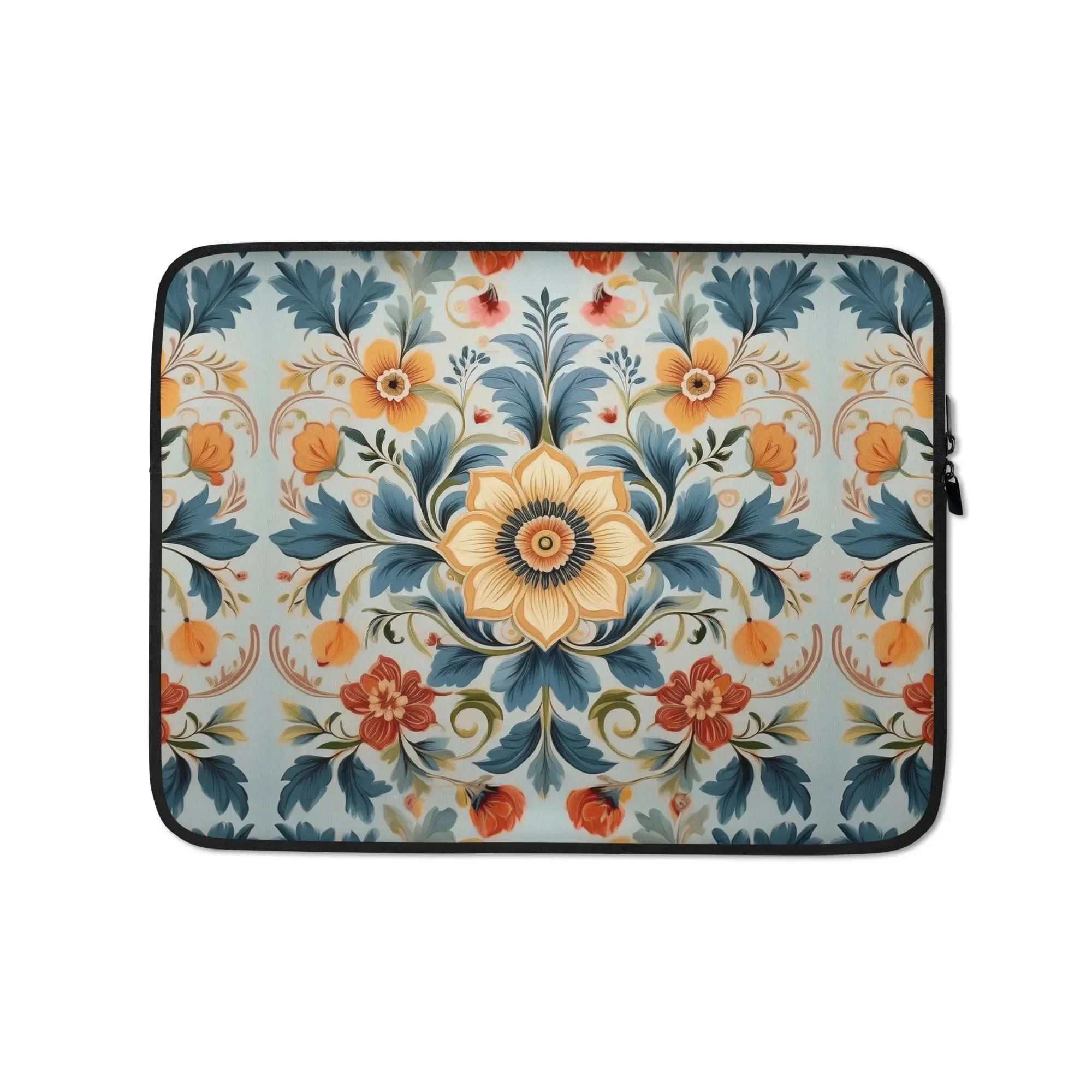 Norwegian Rosemaling Laptop Case - The Global Wanderer