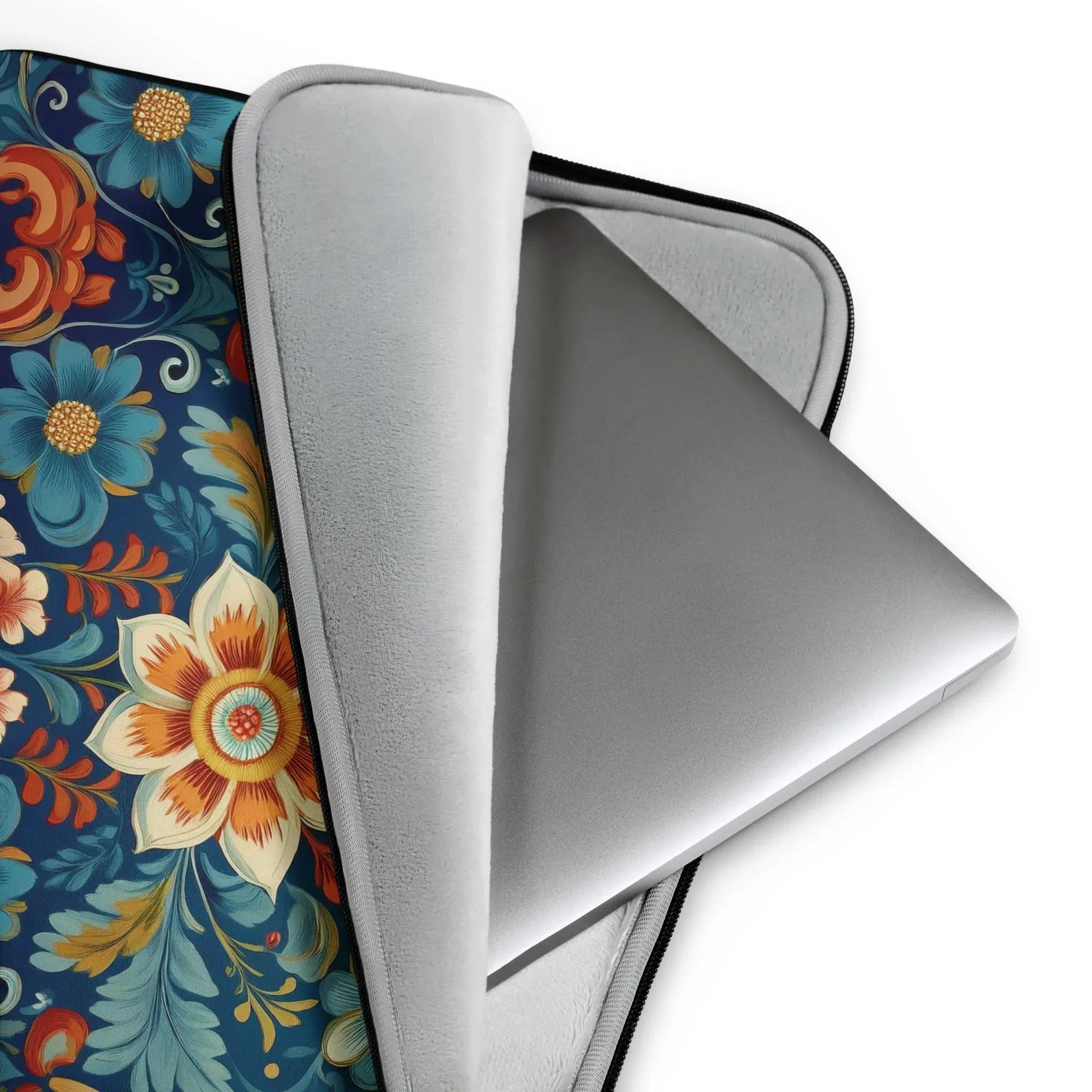 Norwegian Rosemaling Laptop Case - The Global Wanderer