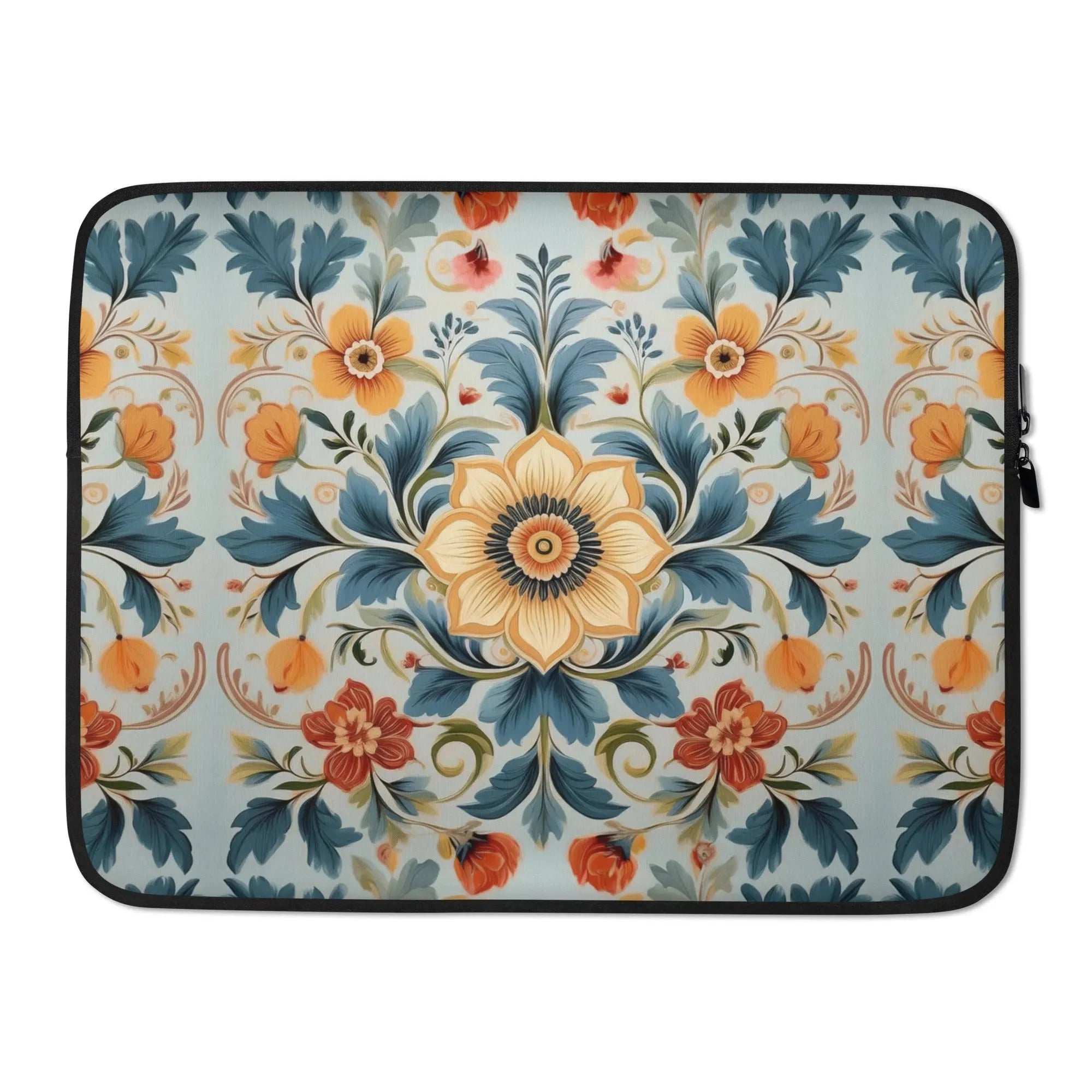 Norwegian Rosemaling Laptop Case - The Global Wanderer