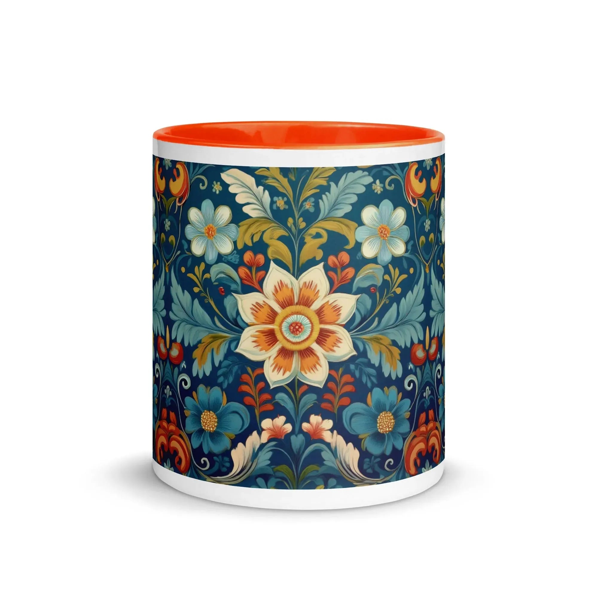 Norwegian Rosemaling Mug - The Global Wanderer