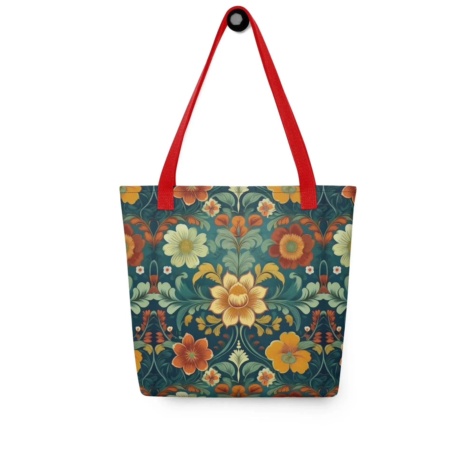 Norwegian Rosemaling Tote Bag - The Global Wanderer