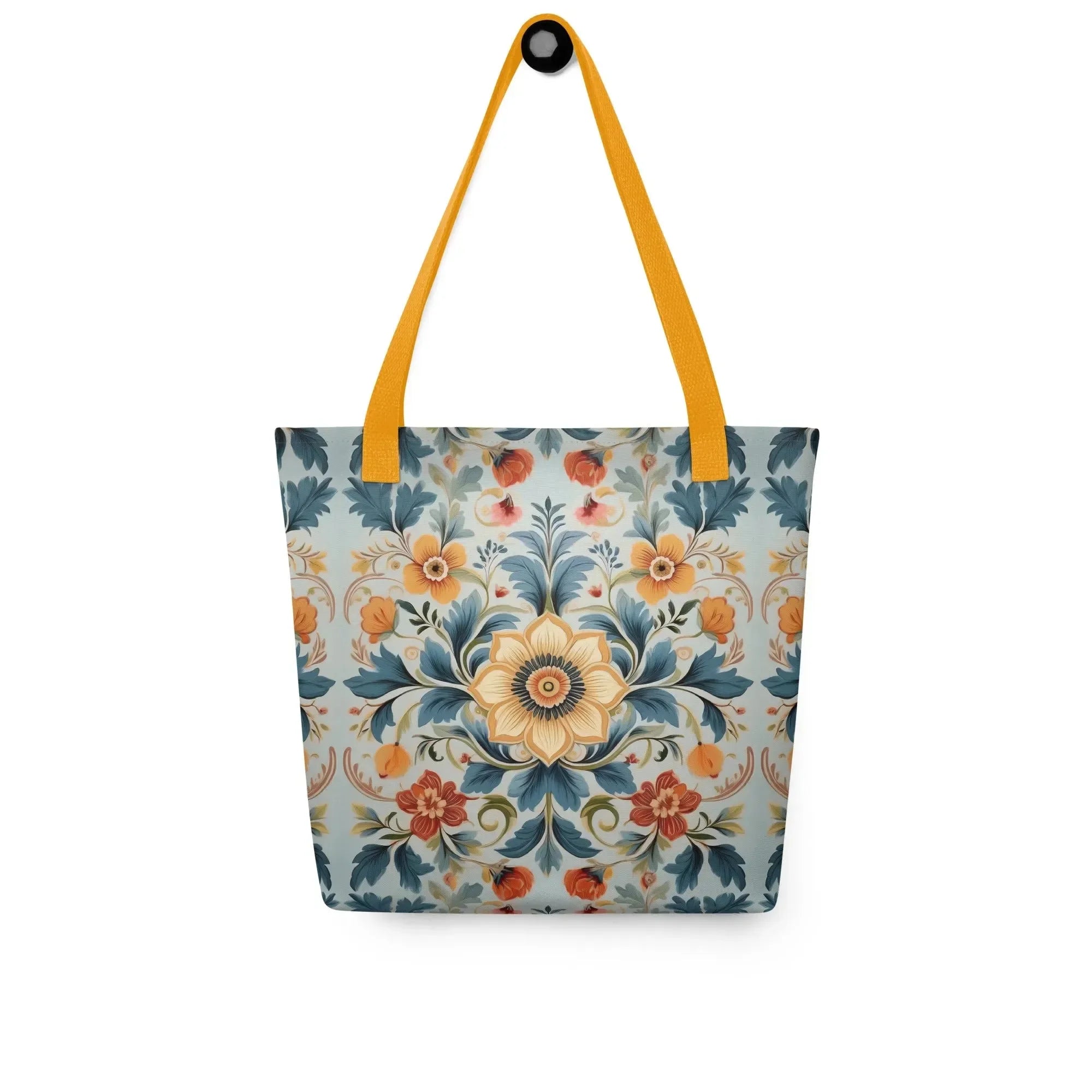 Norwegian Rosemaling Tote Bag - The Global Wanderer