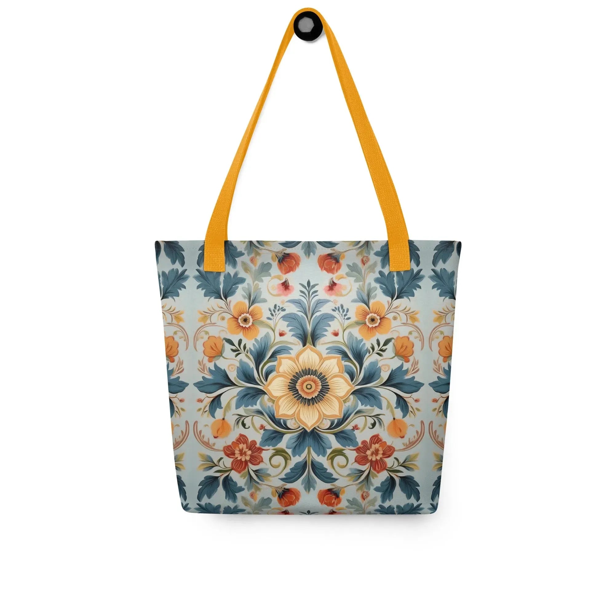 Norwegian Rosemaling Tote Bag - The Global Wanderer