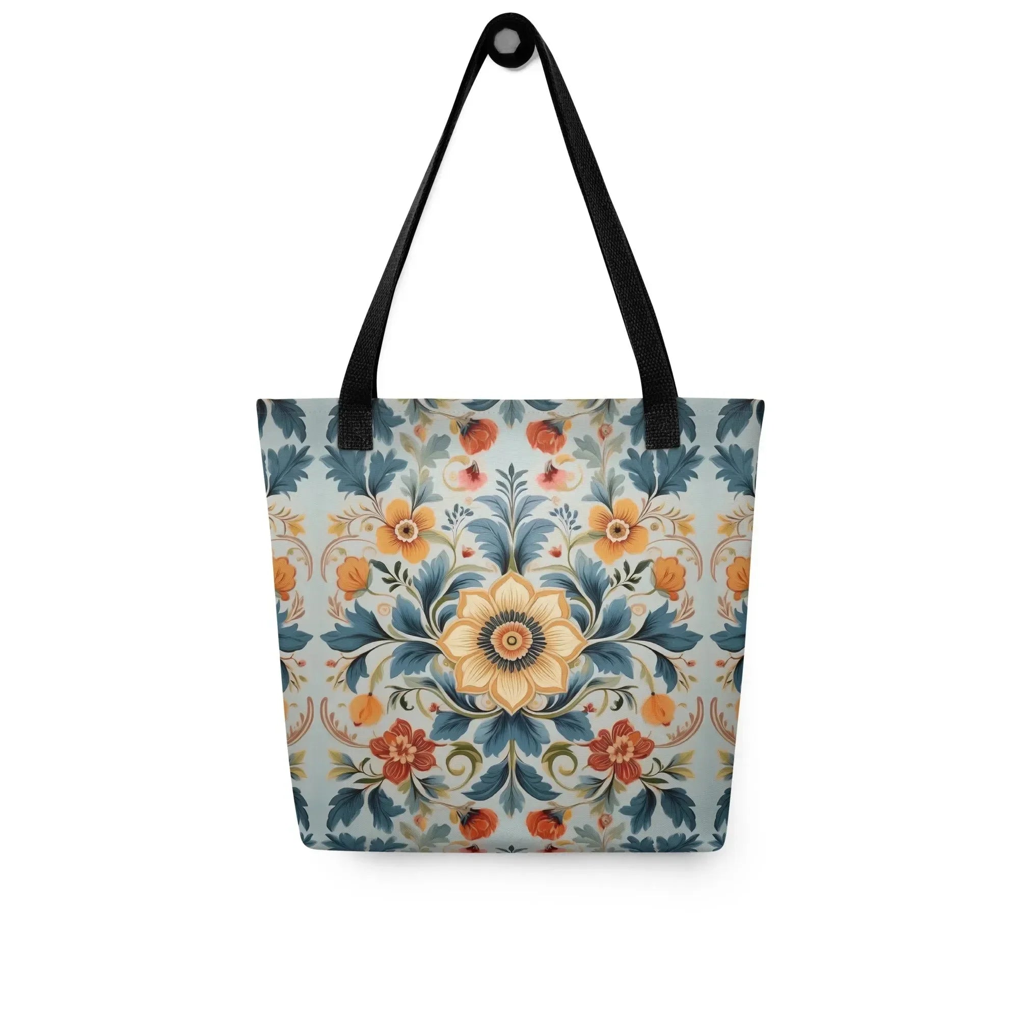 Norwegian Rosemaling Tote Bag - The Global Wanderer