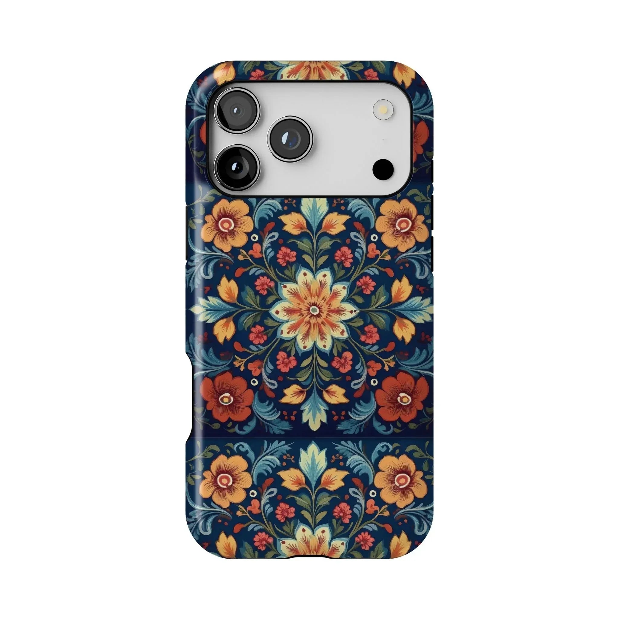 Norwegian Rosemaling Tough MagSafe iPhone Case - The Global Wanderer