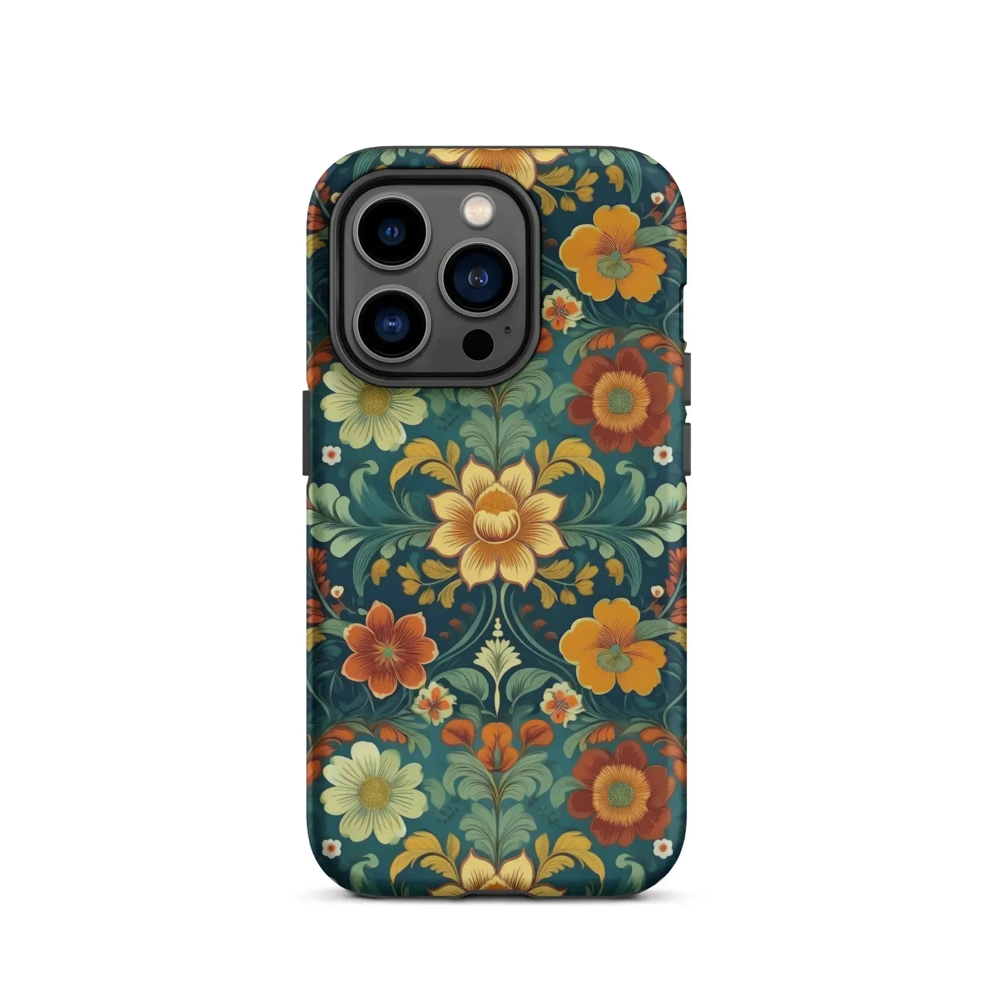 Norwegian Rosemaling Tough MagSafe iPhone® Case - The Global Wanderer