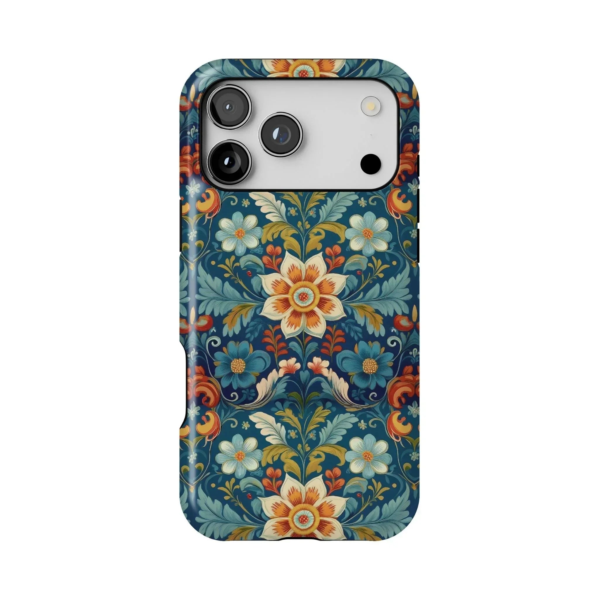Norwegian Rosemaling Tough MagSafe iPhone Case - The Global Wanderer