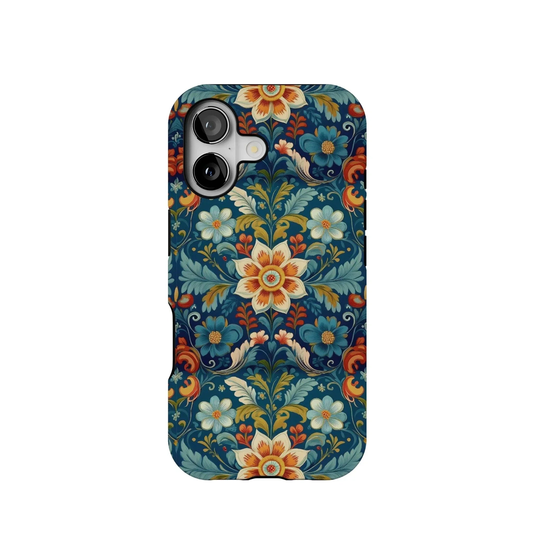 Norwegian Rosemaling Tough MagSafe iPhone Case - The Global Wanderer
