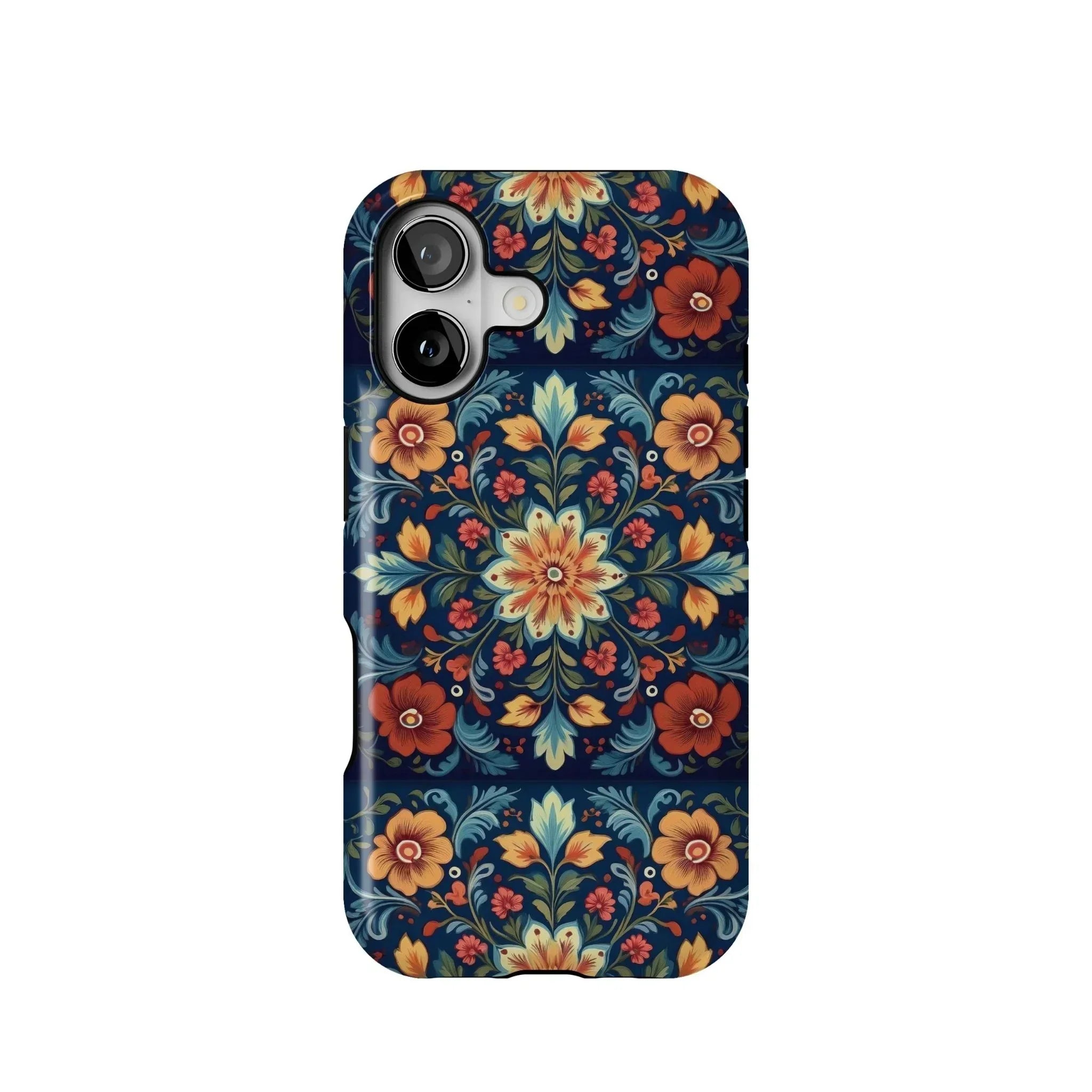 Norwegian Rosemaling Tough MagSafe iPhone Case - The Global Wanderer