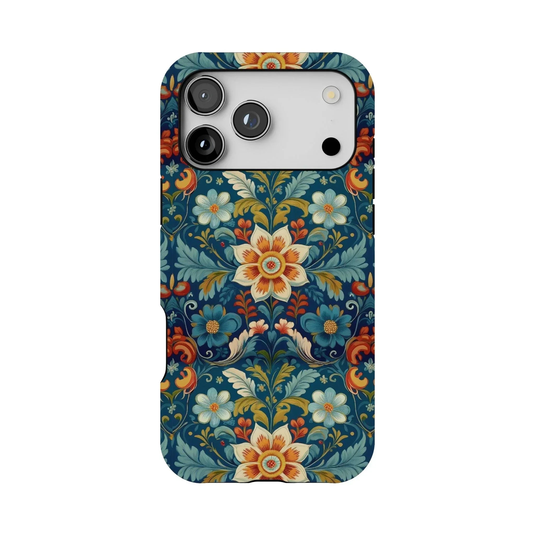 Norwegian Rosemaling Tough MagSafe iPhone Case - The Global Wanderer