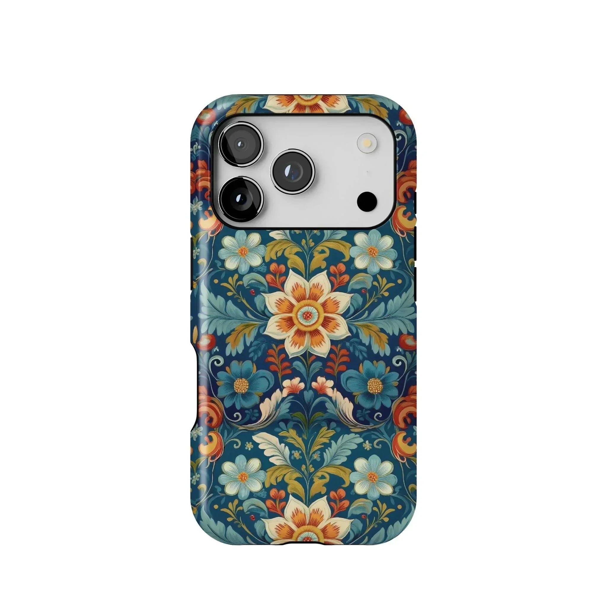 Norwegian Rosemaling Tough MagSafe iPhone Case - The Global Wanderer