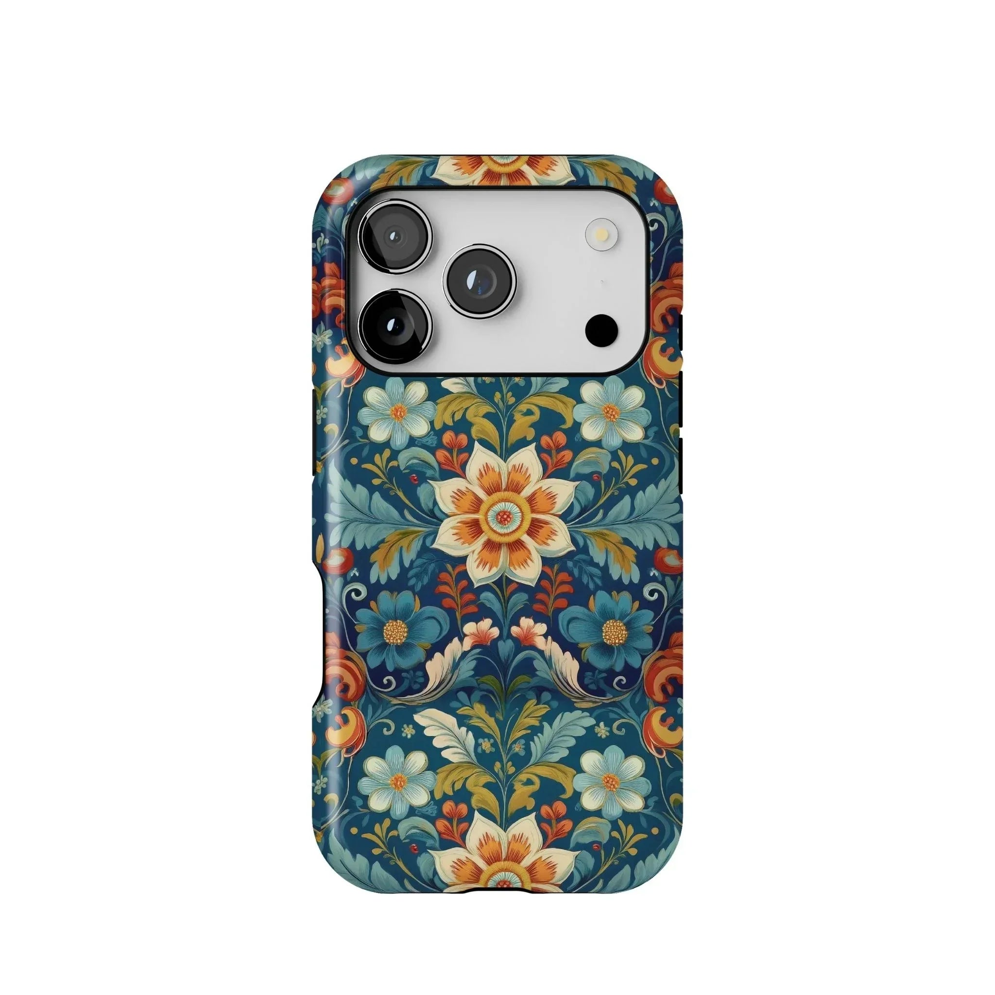 Norwegian Rosemaling Tough MagSafe iPhone Case - The Global Wanderer