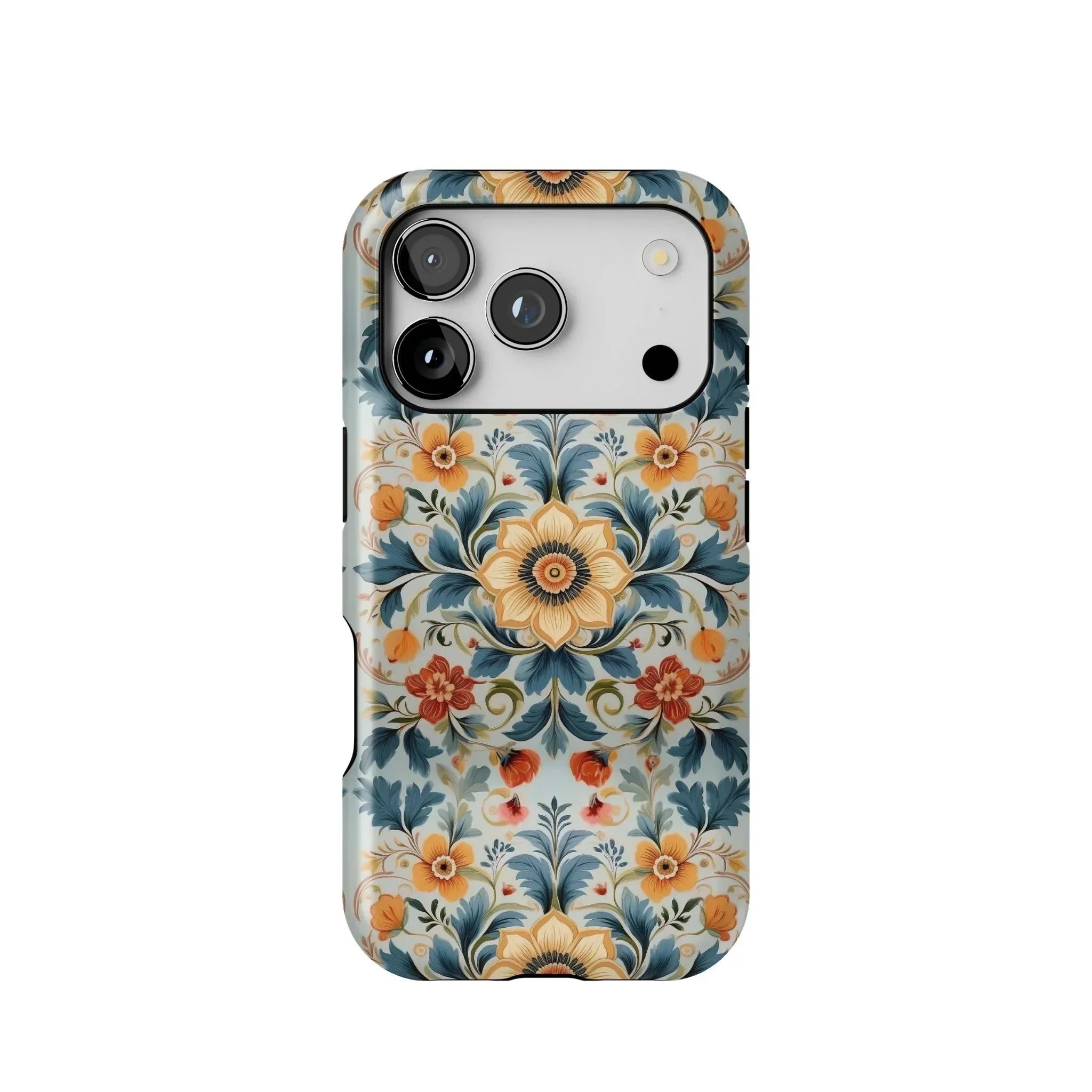 Norwegian Rosemaling Tough MagSafe iPhone Case - The Global Wanderer