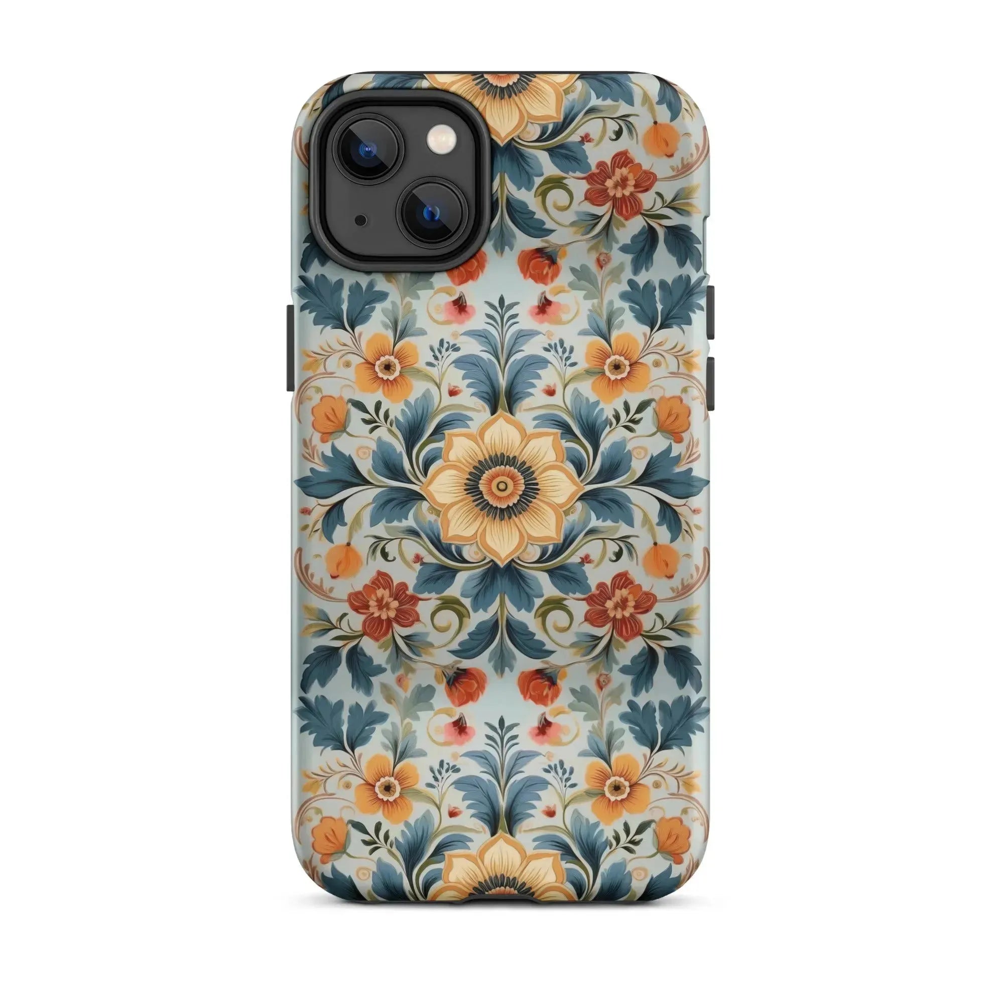 Norwegian Rosemaling Tough MagSafe iPhone® Case - The Global Wanderer