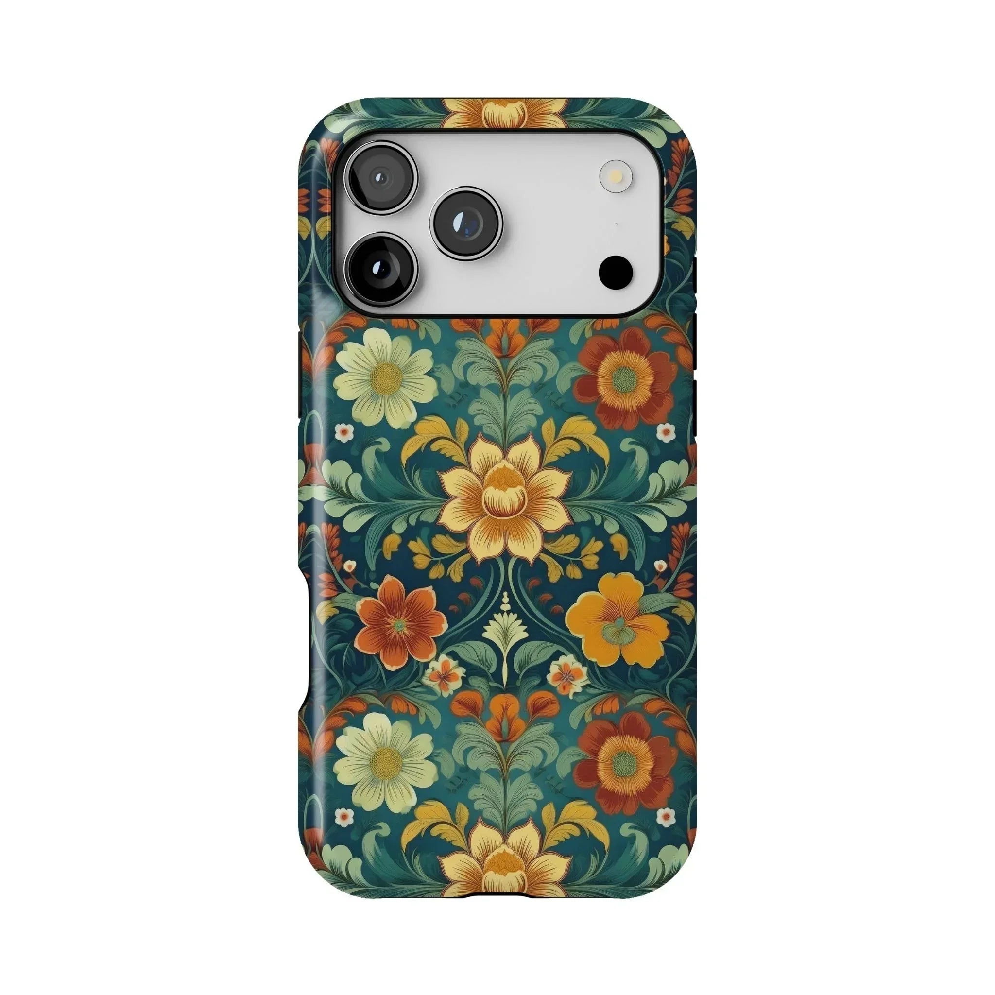 Norwegian Rosemaling Tough MagSafe iPhone Case - The Global Wanderer