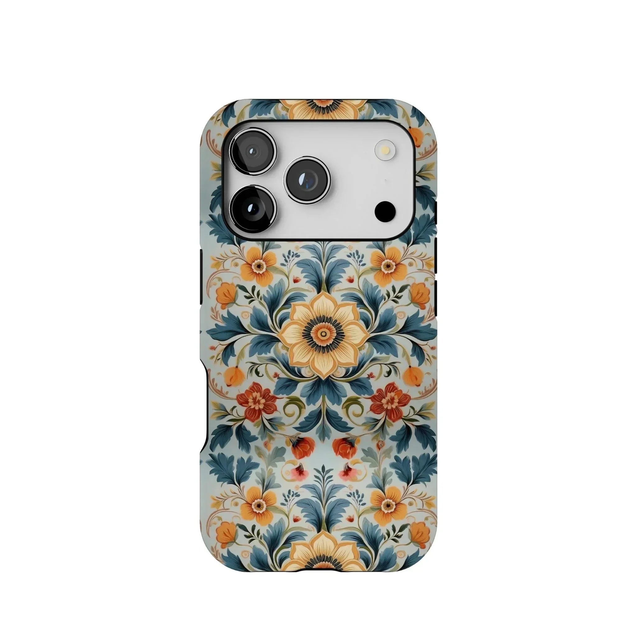 Norwegian Rosemaling Tough MagSafe iPhone Case - The Global Wanderer