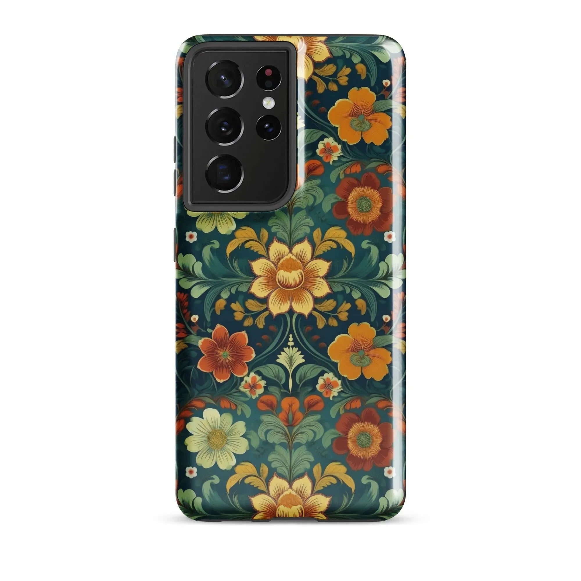 Norwegian Rosemaling Tough Samsung® Case - The Global Wanderer