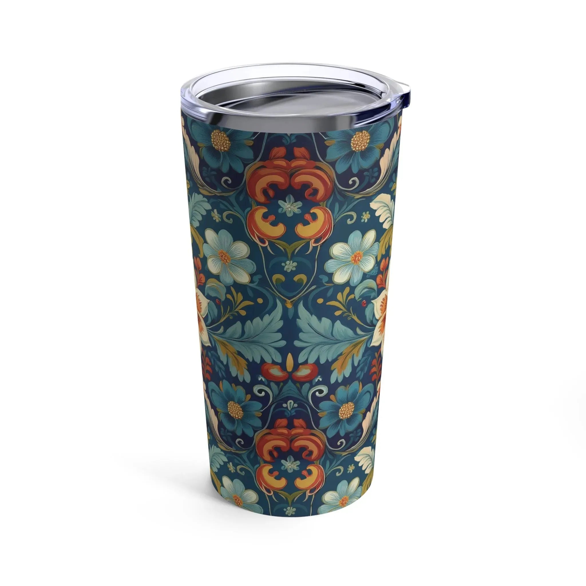 Norwegian Rosemaling Tumbler - The Global Wanderer