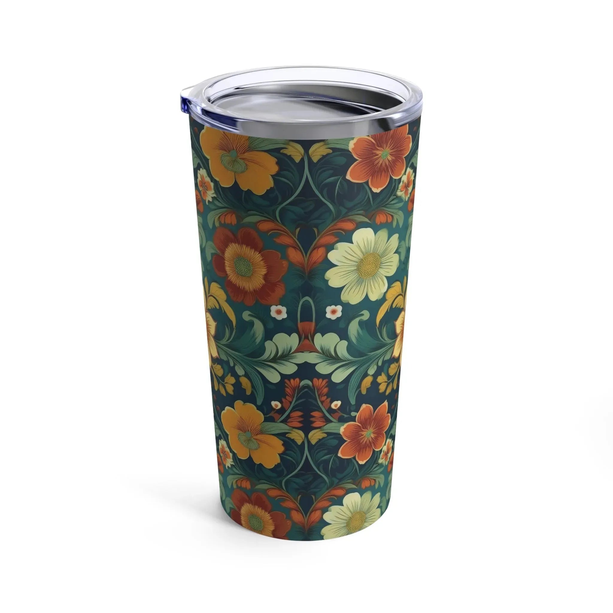 Norwegian Rosemaling Tumbler - The Global Wanderer