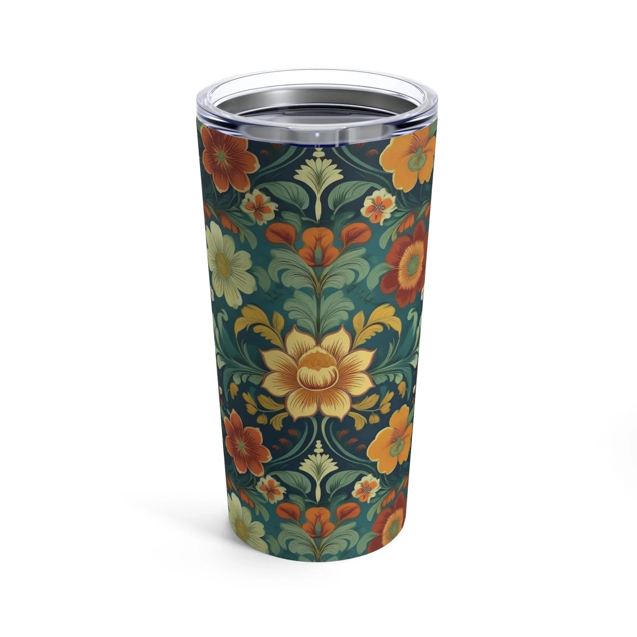 Norwegian Rosemaling Tumbler - The Global Wanderer