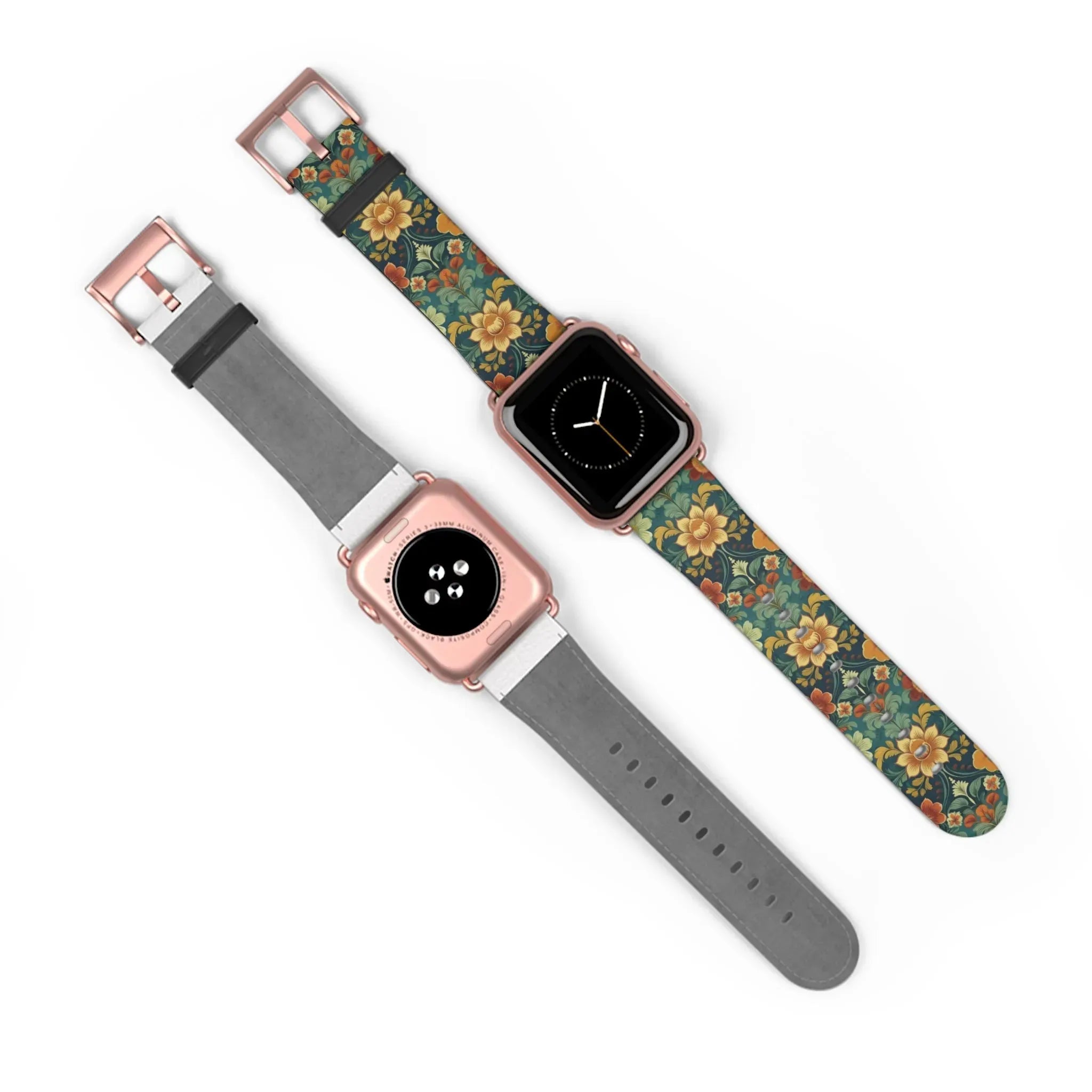 Norwegian Rosemaling Watch Band - The Global Wanderer