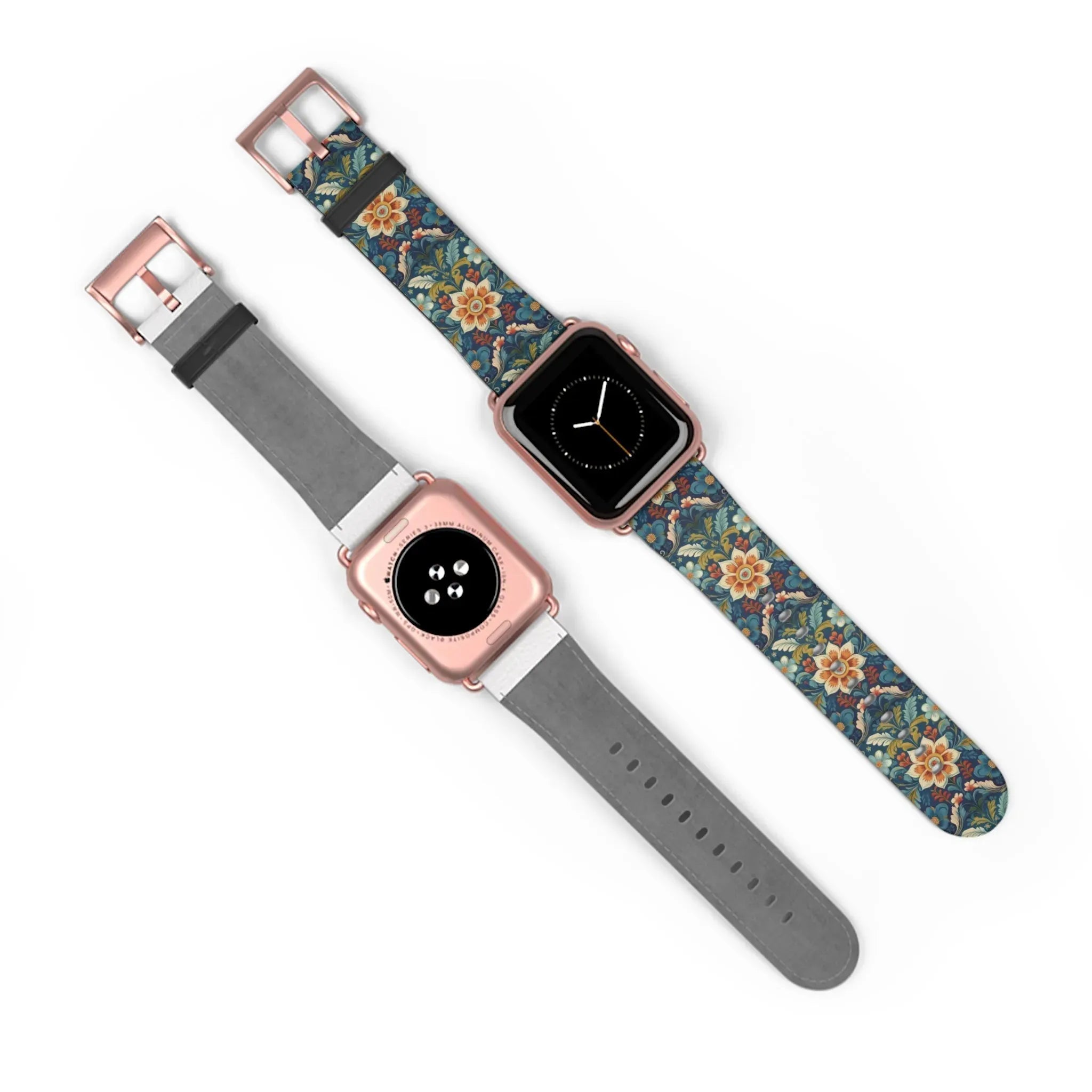 Norwegian Rosemaling Watch Band - The Global Wanderer