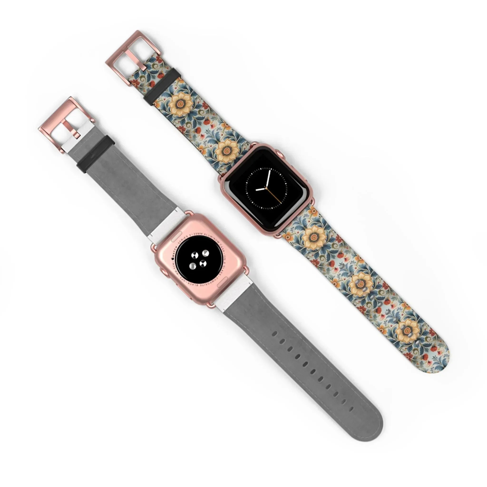 Norwegian Rosemaling Watch Band - The Global Wanderer