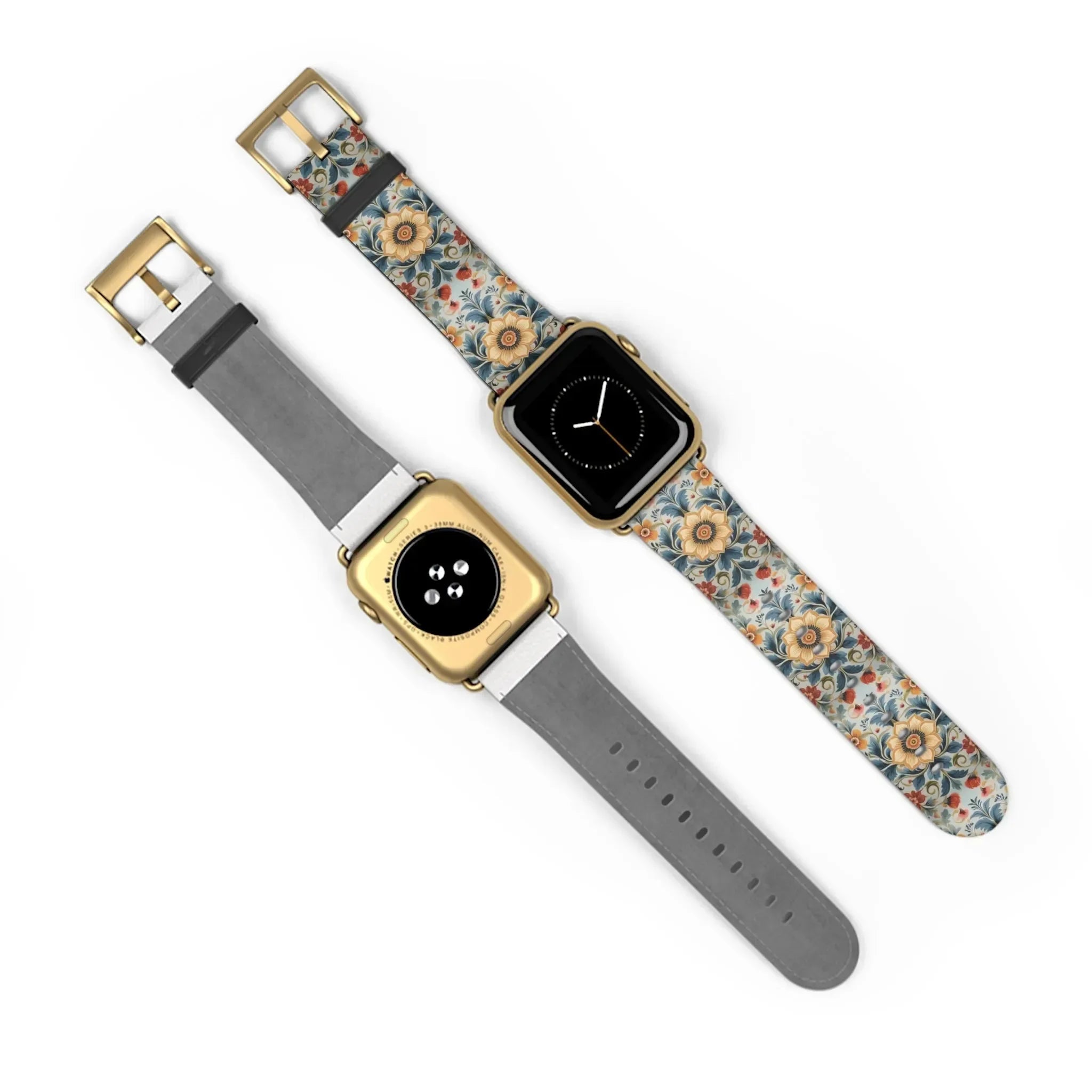 Norwegian Rosemaling Watch Band - The Global Wanderer