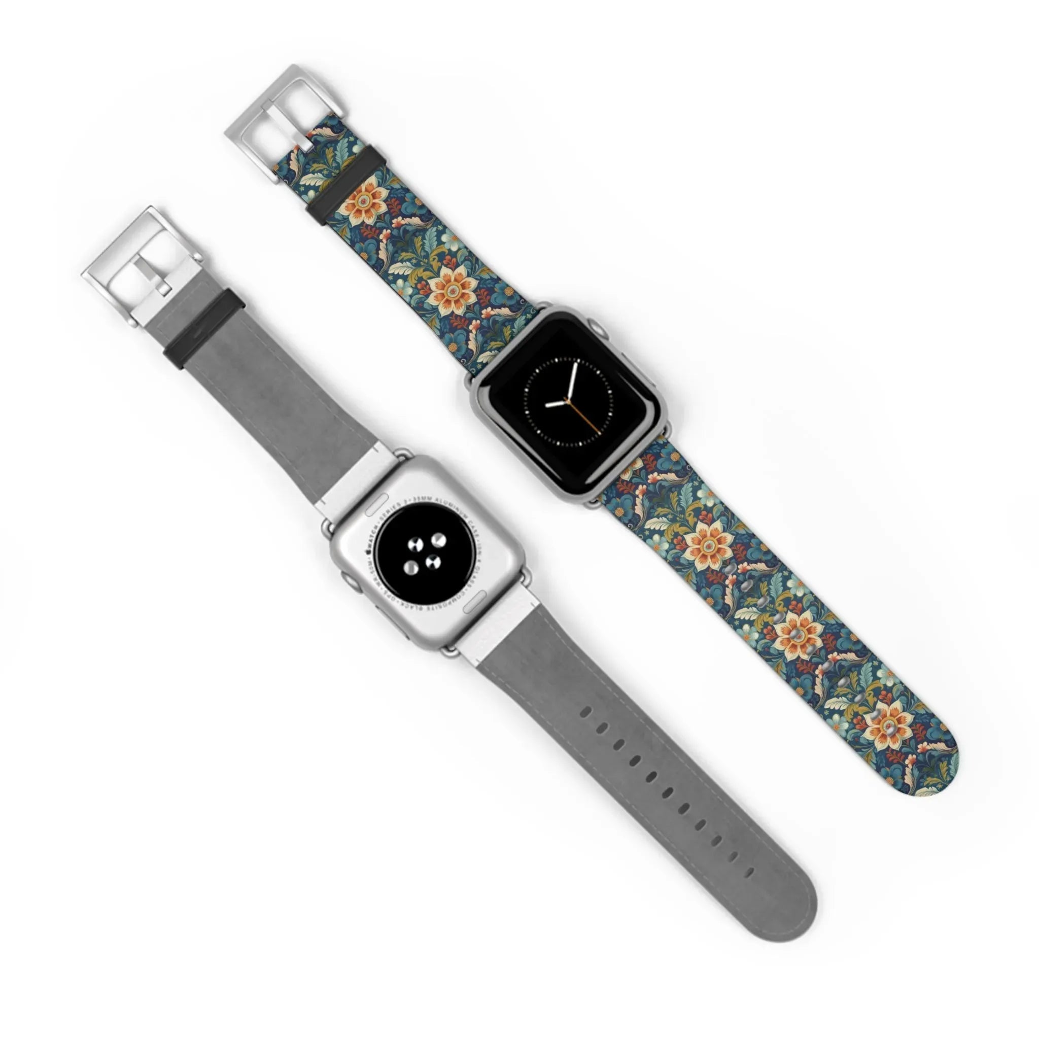 Norwegian Rosemaling Watch Band - The Global Wanderer