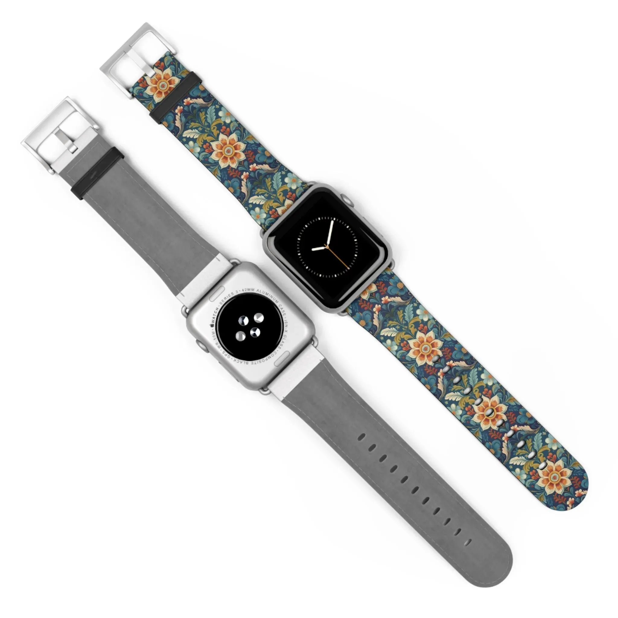 Norwegian Rosemaling Watch Band - The Global Wanderer