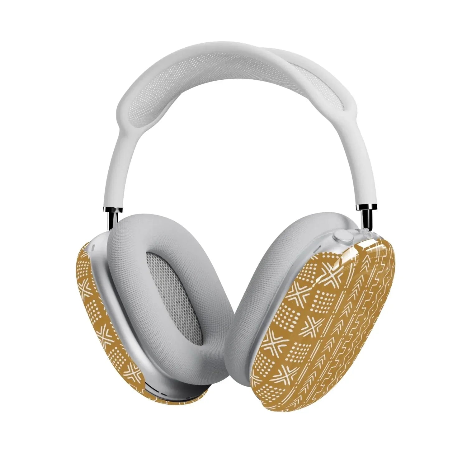 Ochre Mud Cloth AirPods Max Case - The Global Wanderer