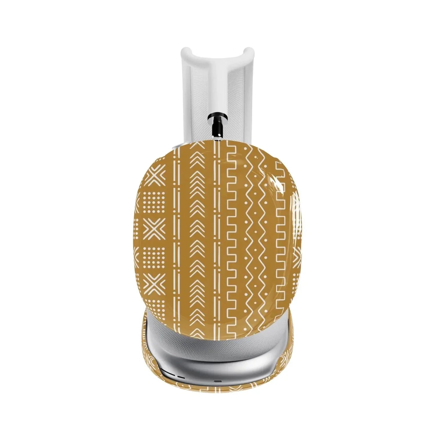 Ochre Mud Cloth AirPods Max Case - The Global Wanderer