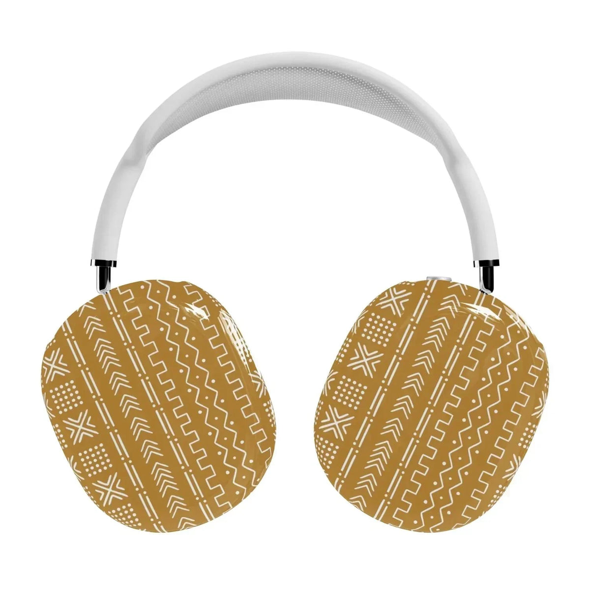 Savanna Ochre Mud Cloth AirPods Max Case - The Global Wanderer