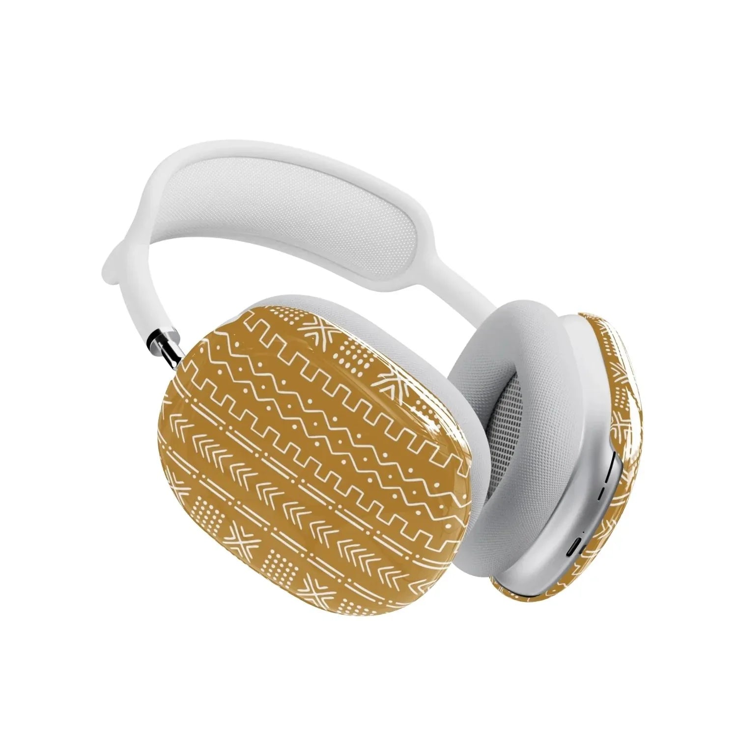 Ochre Mud Cloth AirPods Max Case - The Global Wanderer