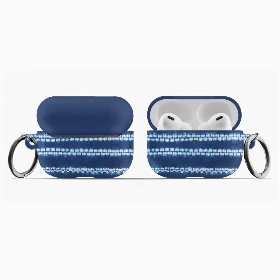 Osaka Wave Shibori AirPods Pro Case - The Global Wanderer